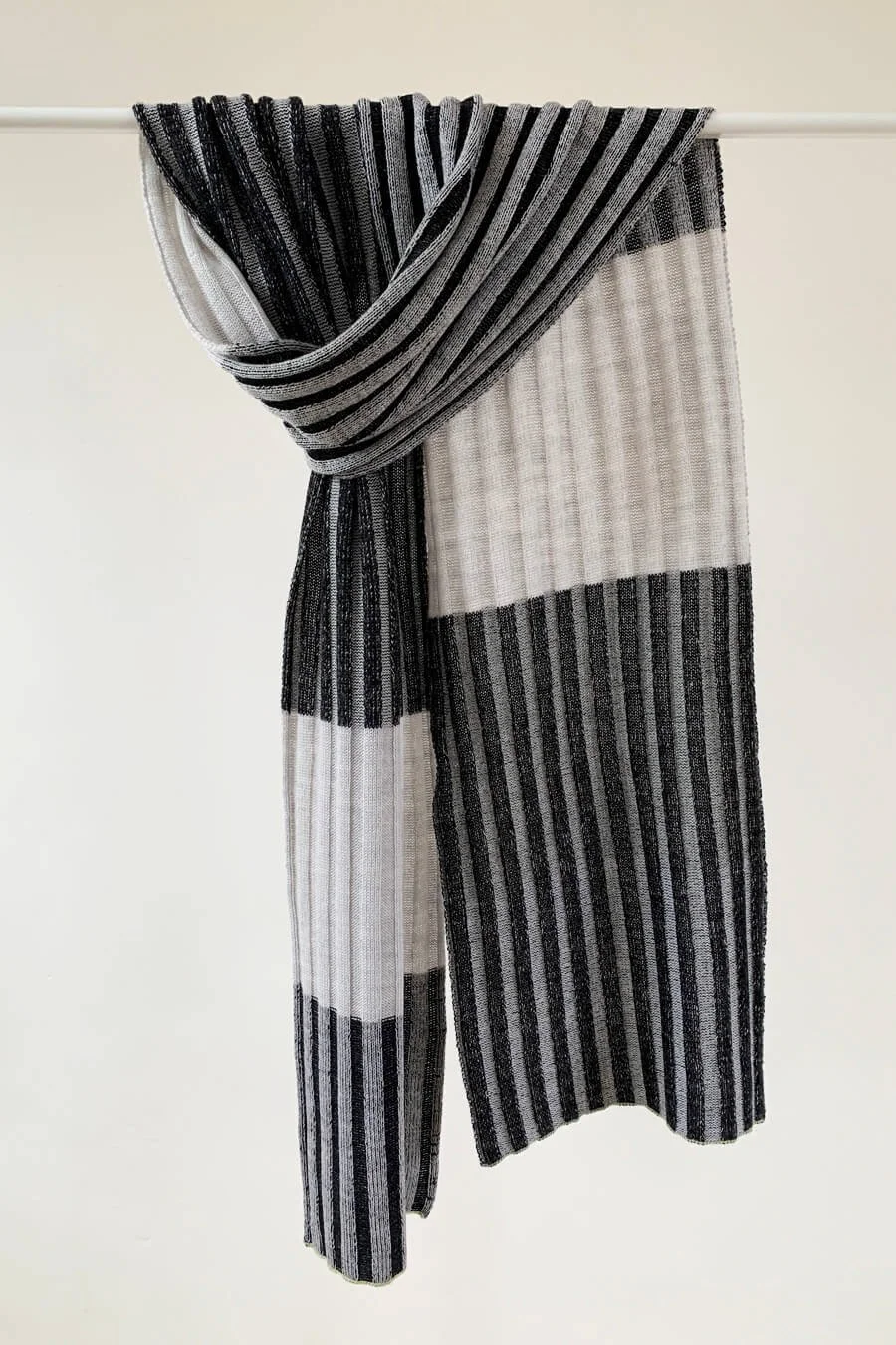 Striped merino scarf in greys by Collingwood-Norris.jpg