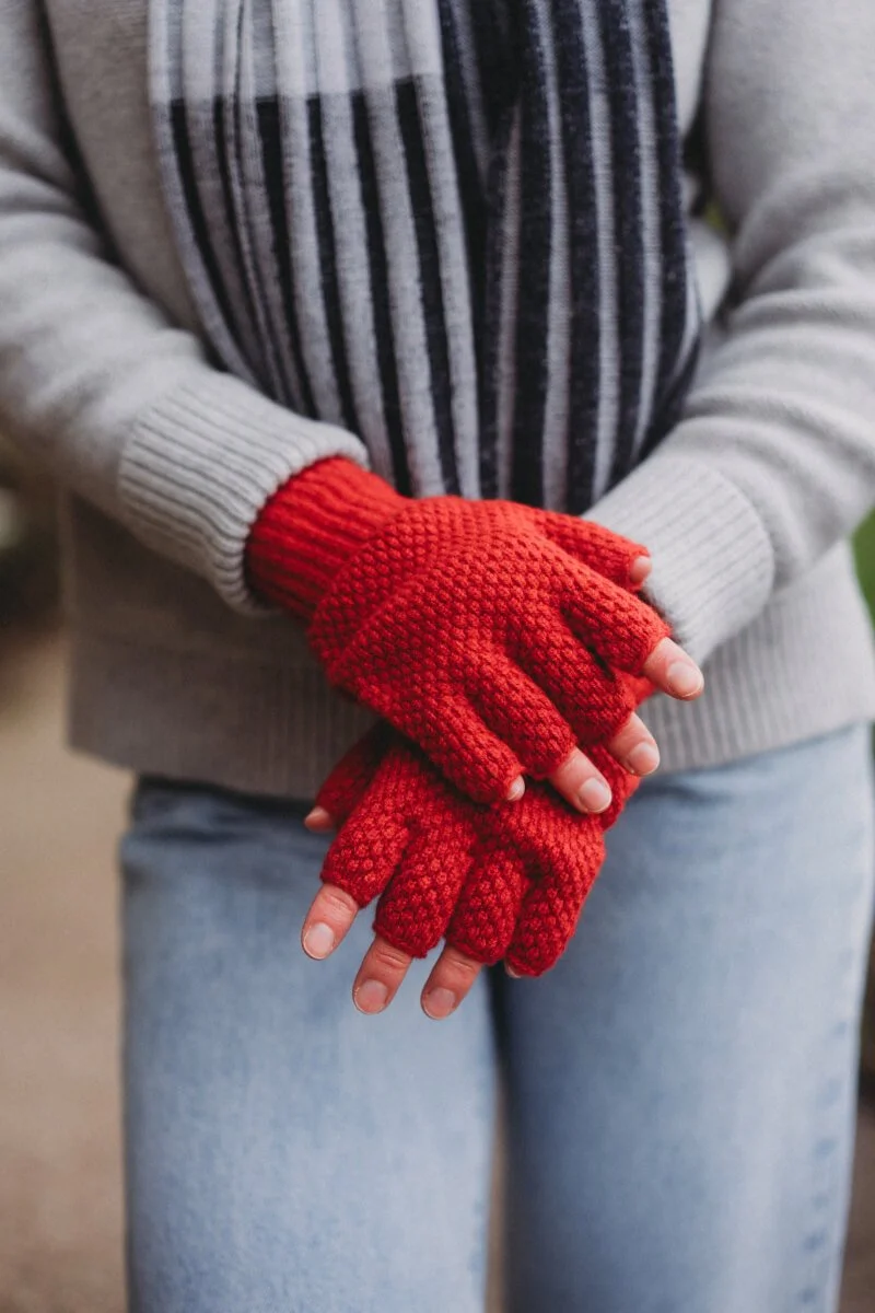 Red Lambswool fingerless gloves by Collingwood-Norris.jpg