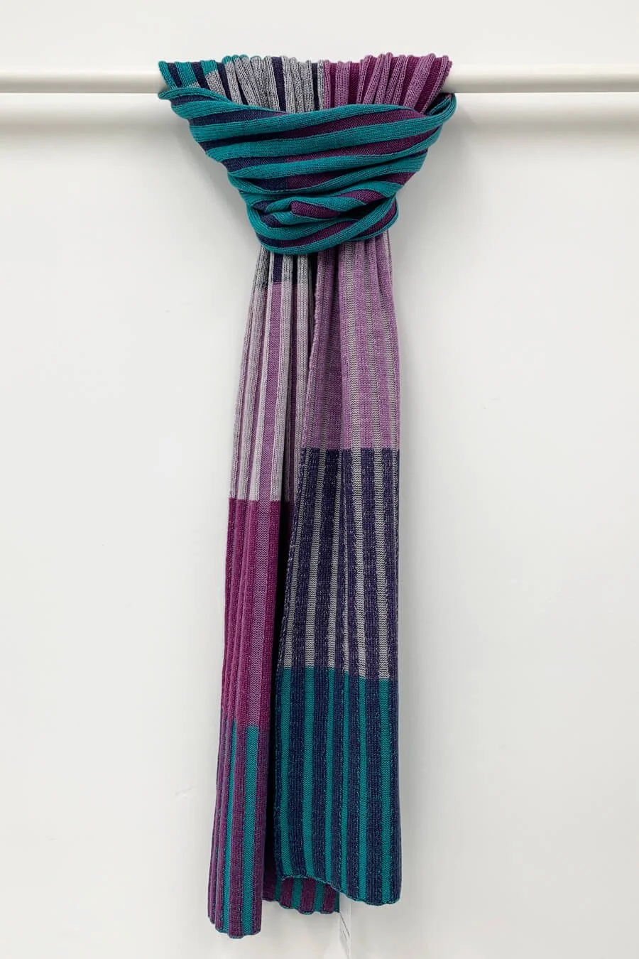 Purple and green stripe merino scarf.jpg
