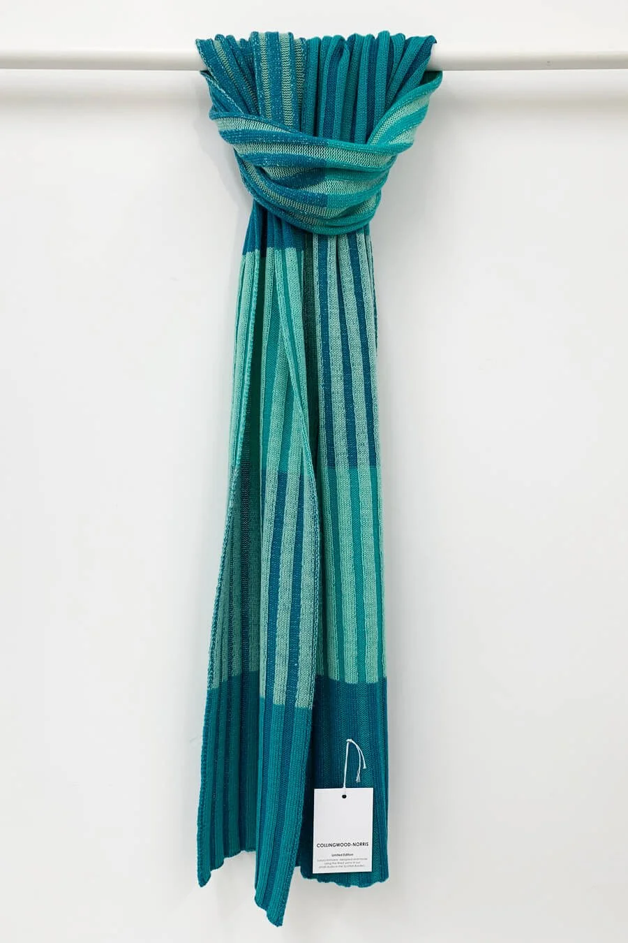 Striped merino scarf in teals.jpg