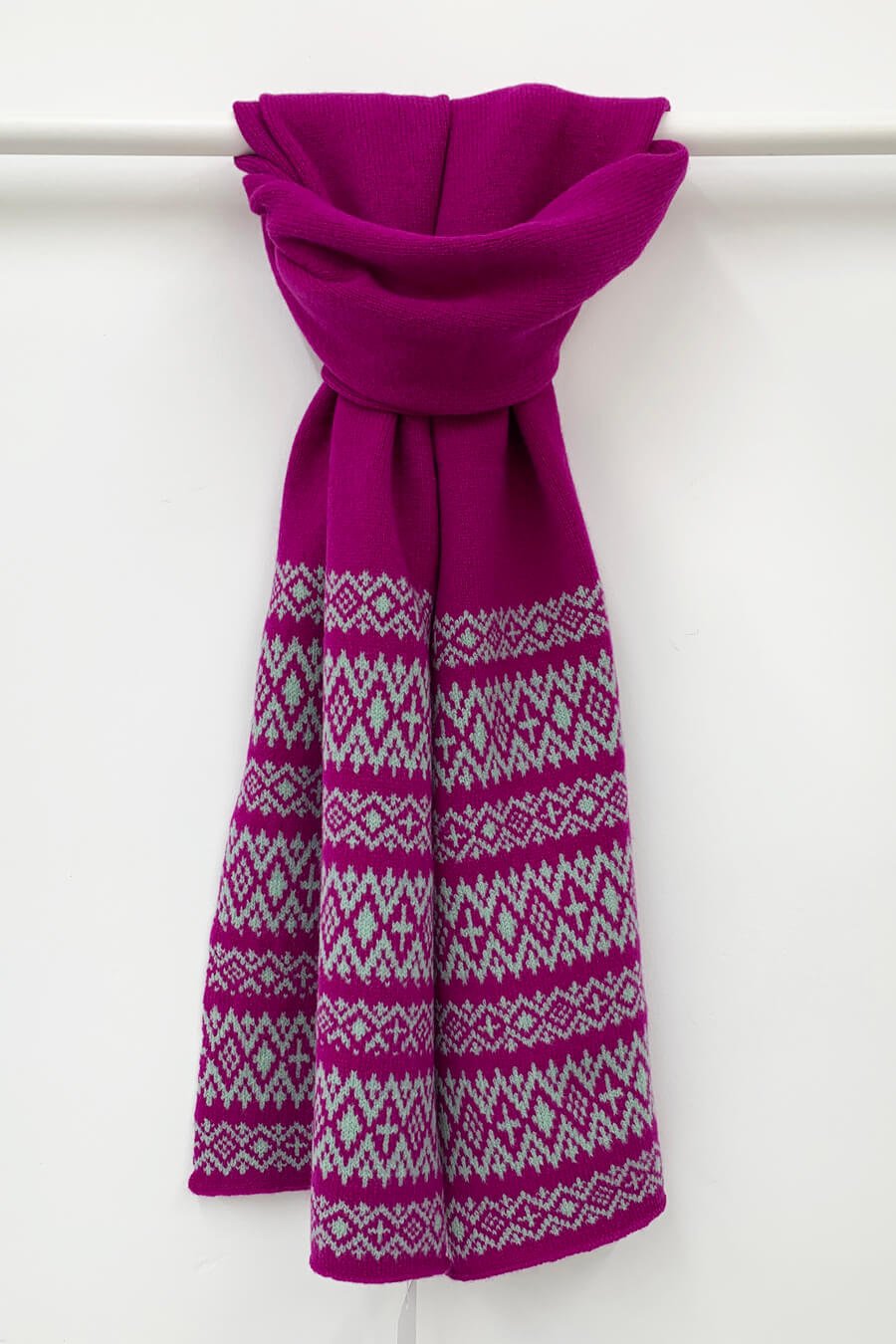 Magenta fairisle scarf.jpg