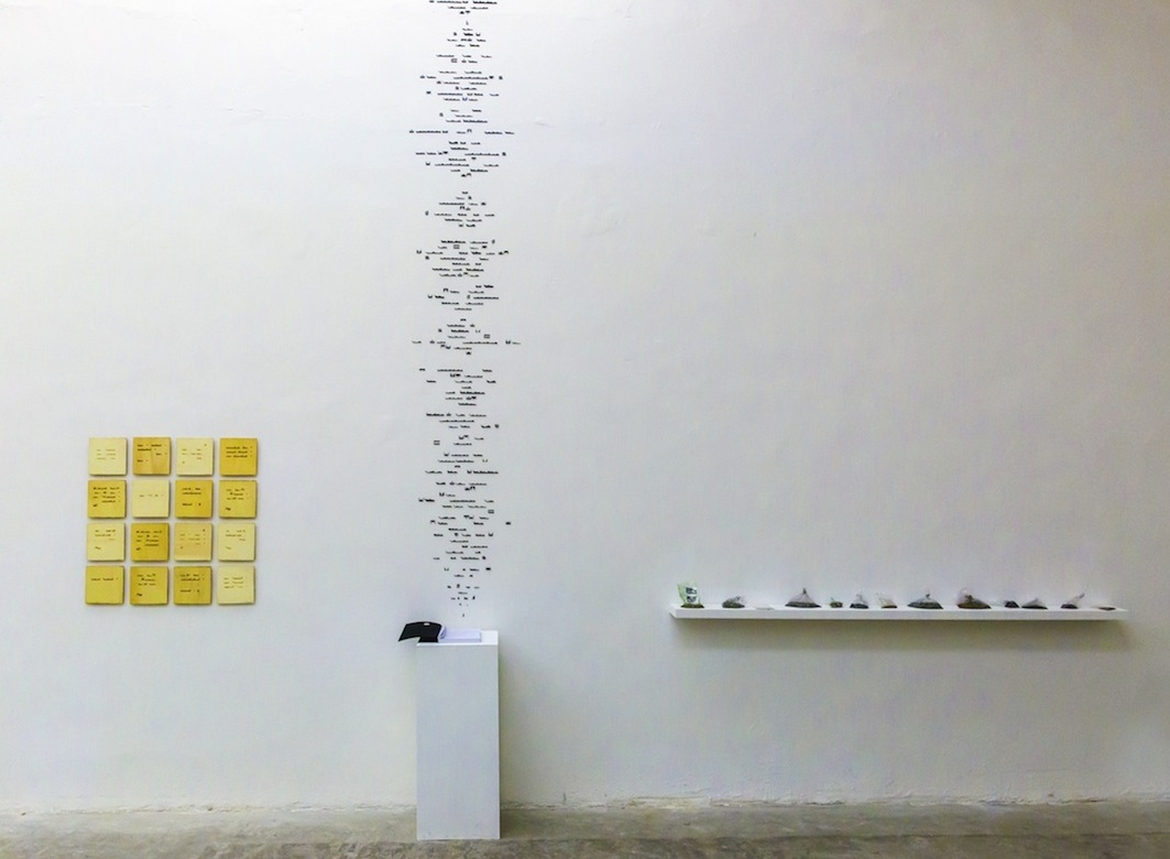  Christine Kettaneh,  mute melodies , installation.  Exposure 2013 , Beirut Art Center. 