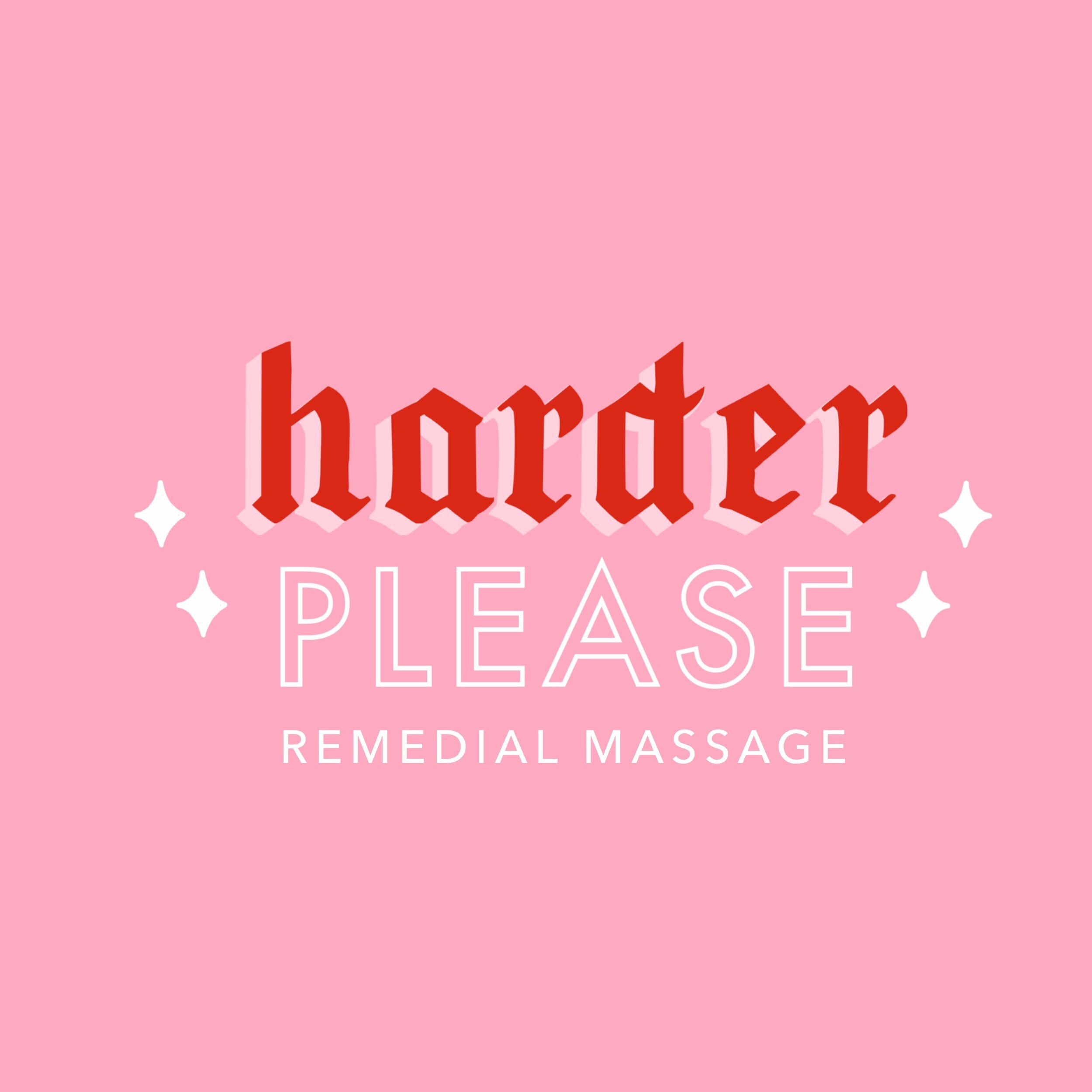 Harder Please Logo