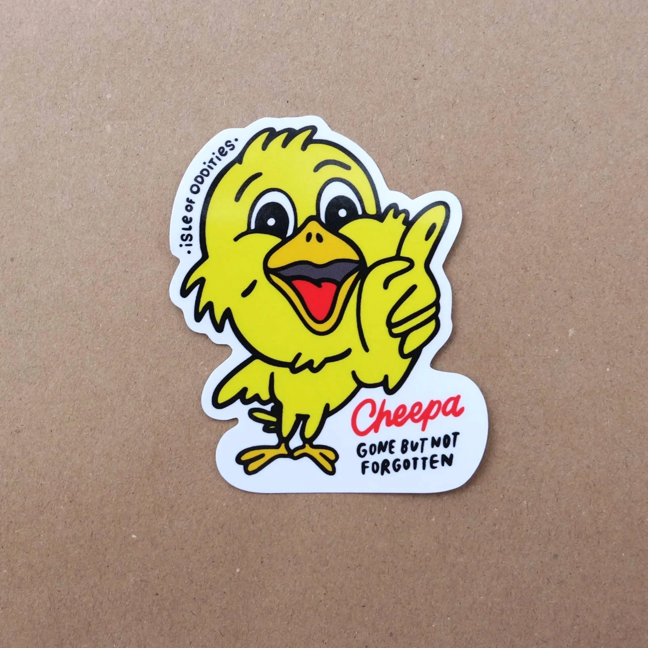 Cheepa Chickenfeed Sticker