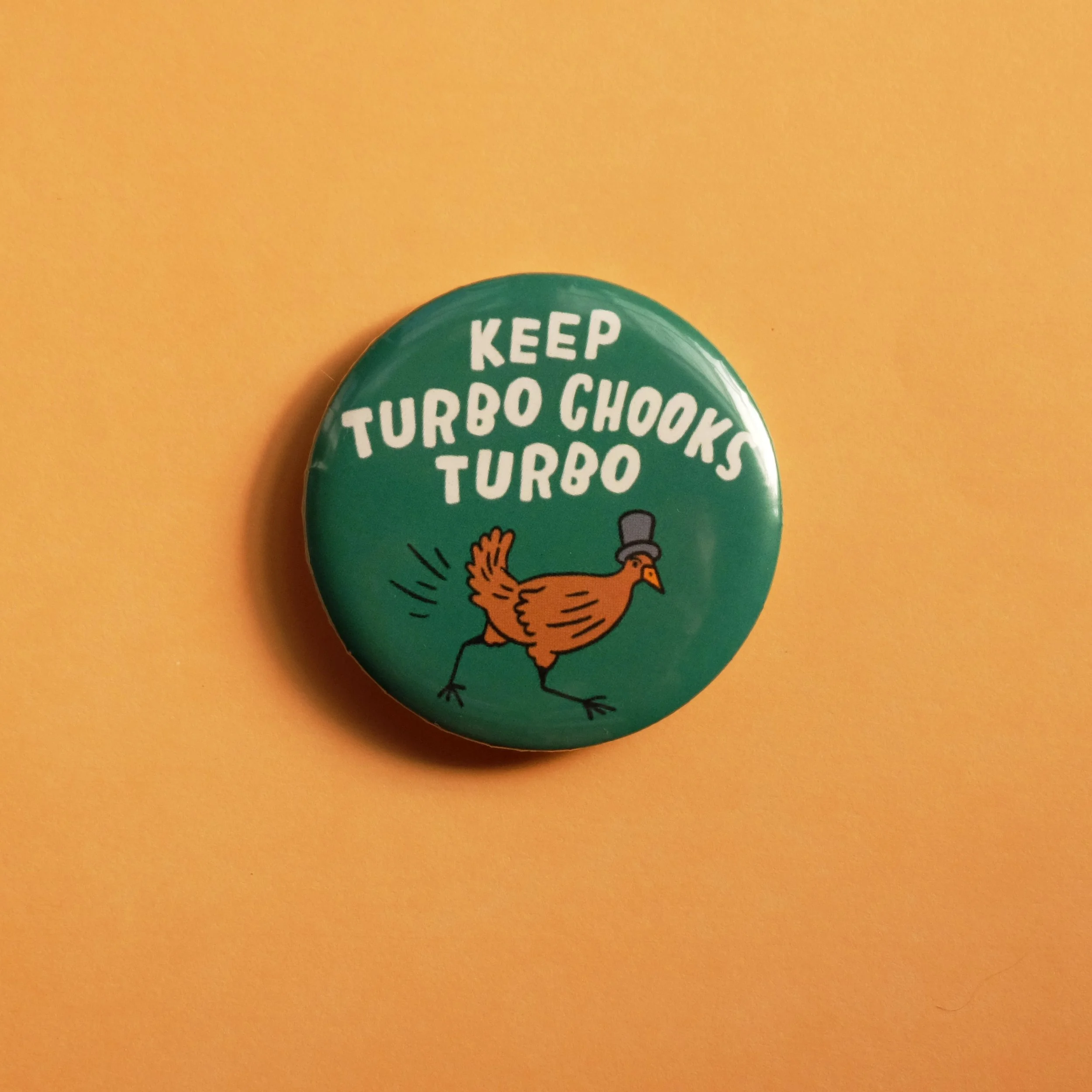 Keep Turbo Chooks Turbo Badge