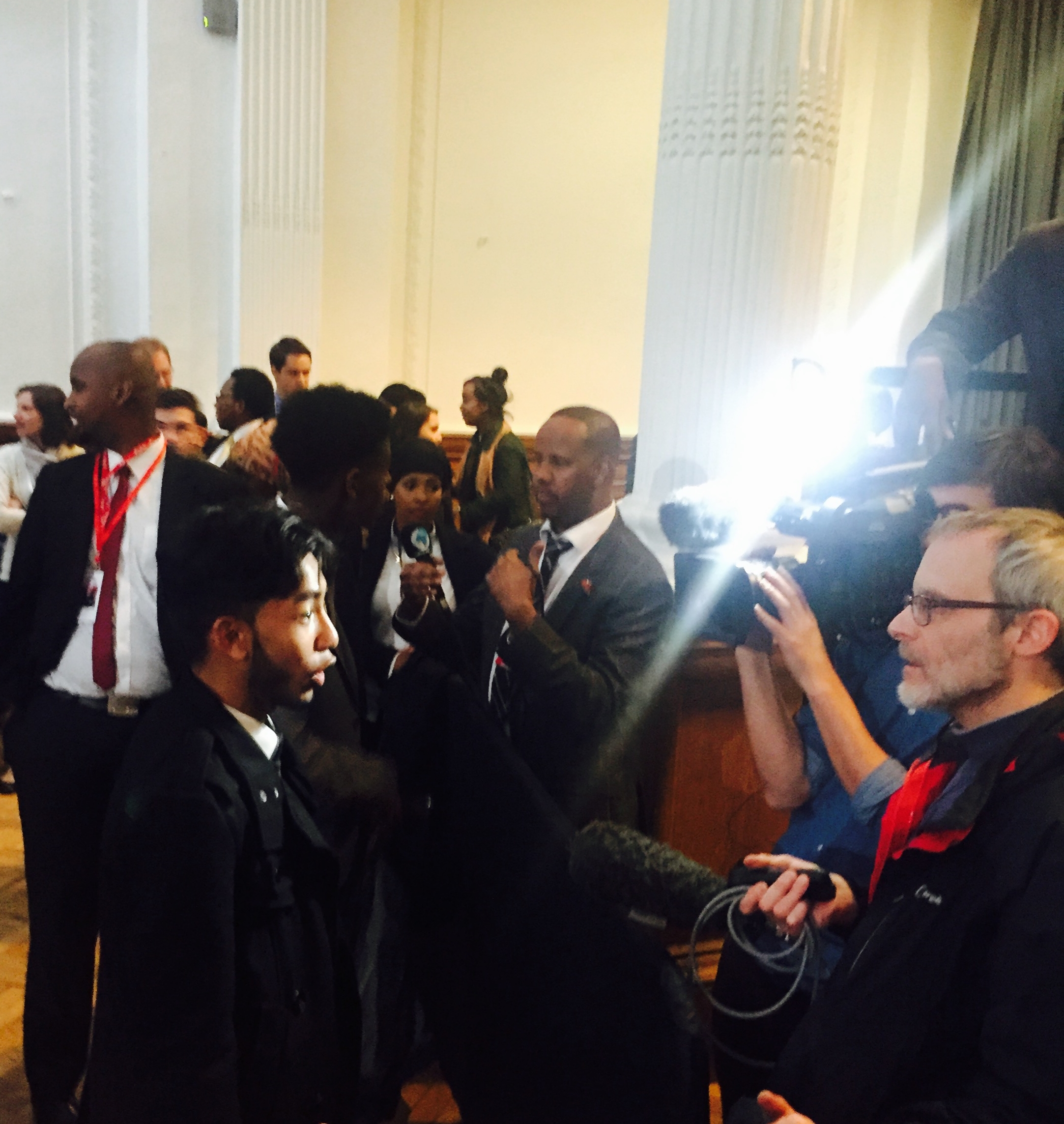 Renaissance Young leaders interviewed by international media