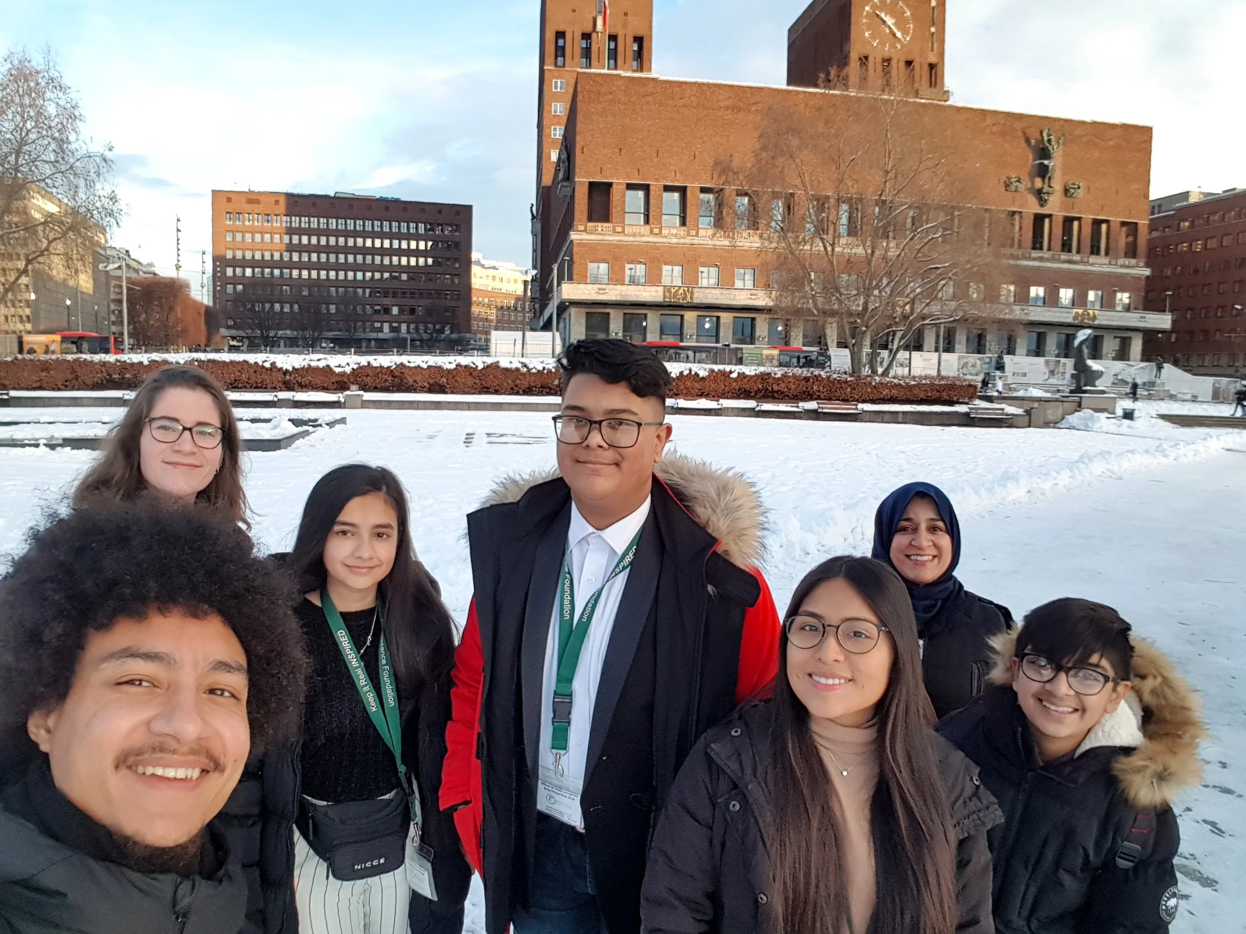 Oslo City Hall - Selfie