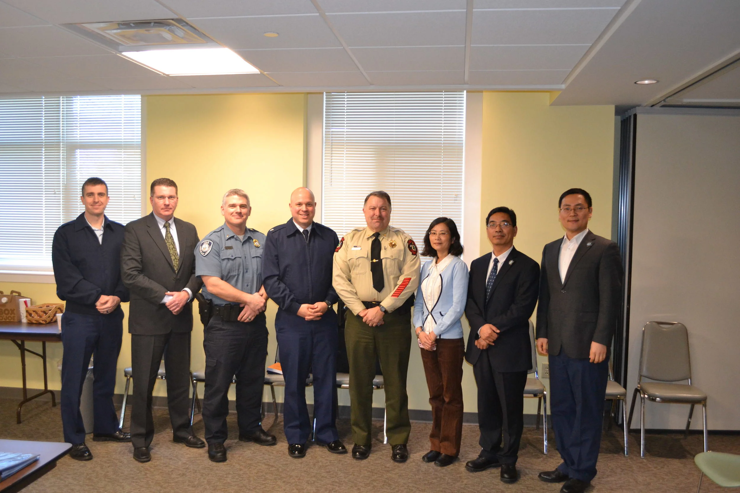      

 
    Maine Department of Marine Resources hosted visitors from the People’s Republic of China’s State Oceanic Administration   Maine Marine Patrol Colonel Jon Cornish, NACLEC Leadership Academy Cohort 1 graduate, was among those welcoming the
