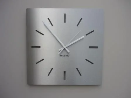 Metric wall clock