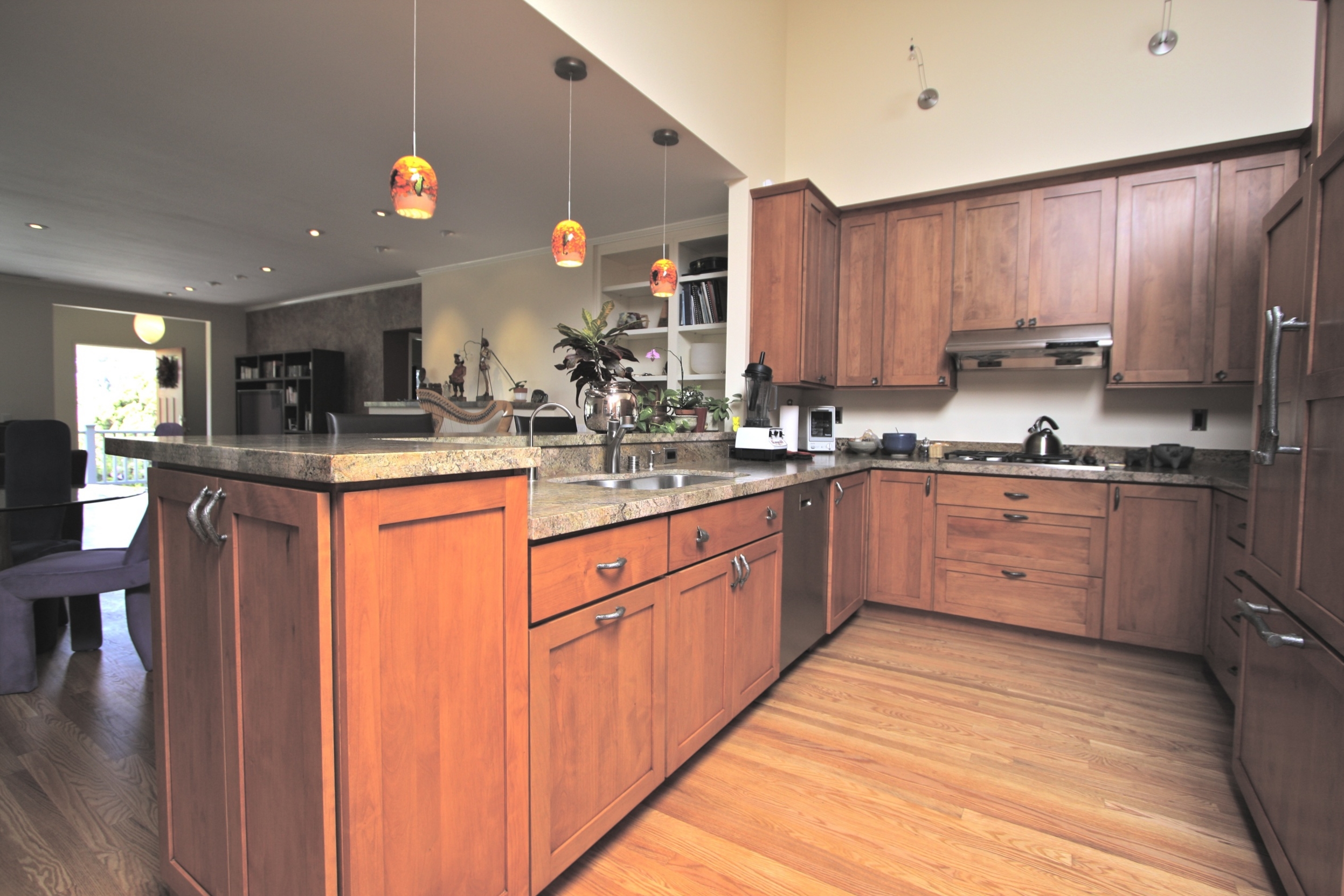  The finished kitchen. 