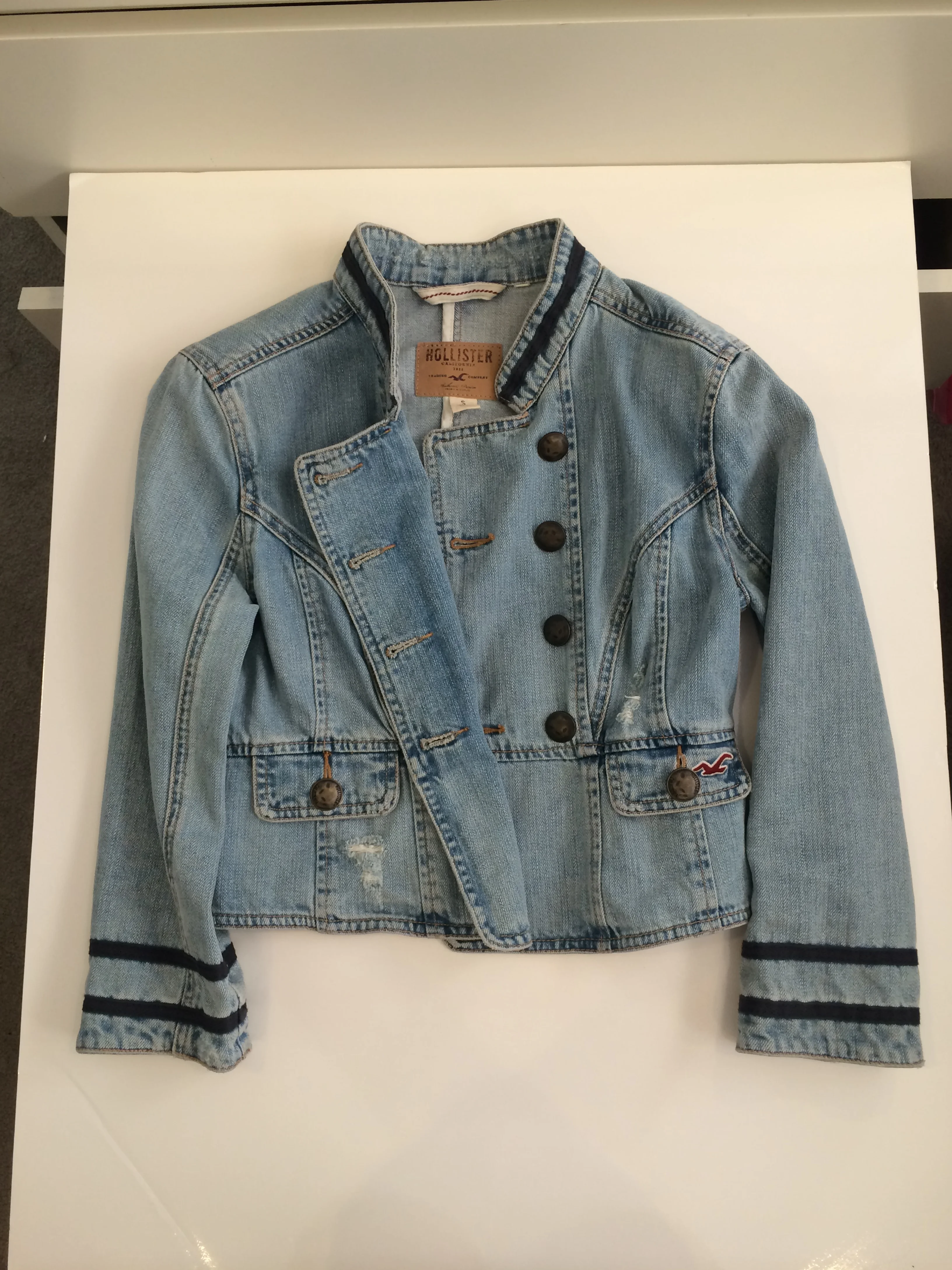 Hollister Distressed Jean Jacket