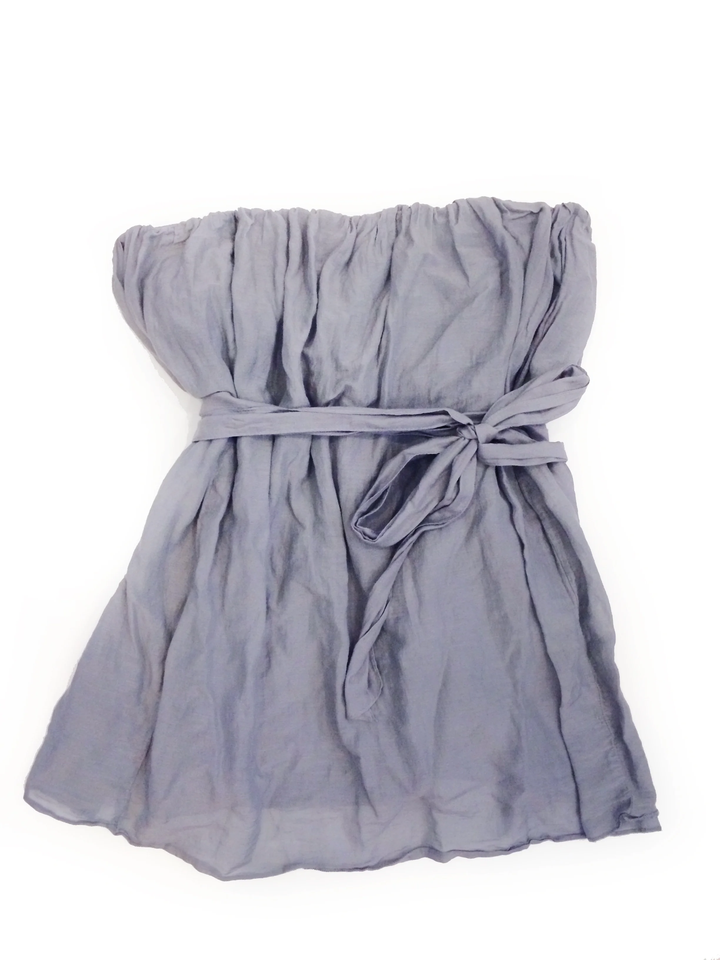 Benetton Blue Gray Top