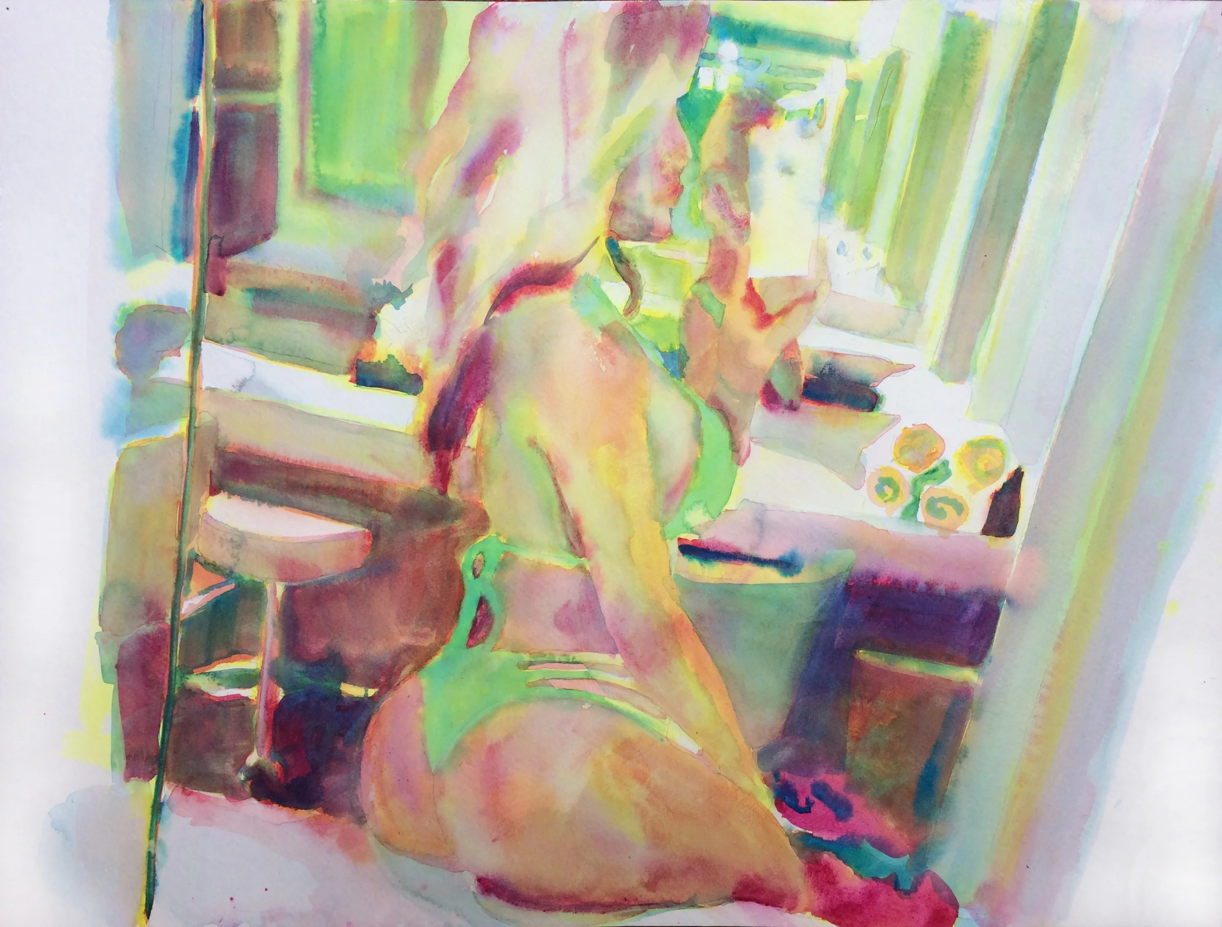 The Screen (after Manet)