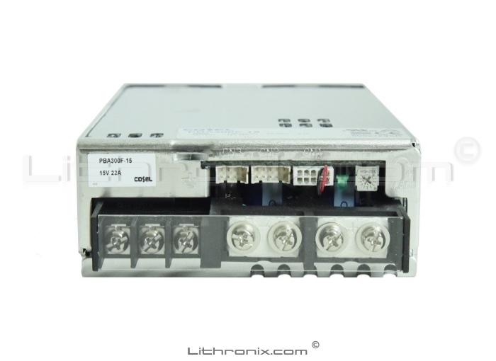 Komori PQC Ink Key Motors DC Power Supply Module, PBA300F-15, 15VDC, 22A,  100~240 VAC — Lithronix