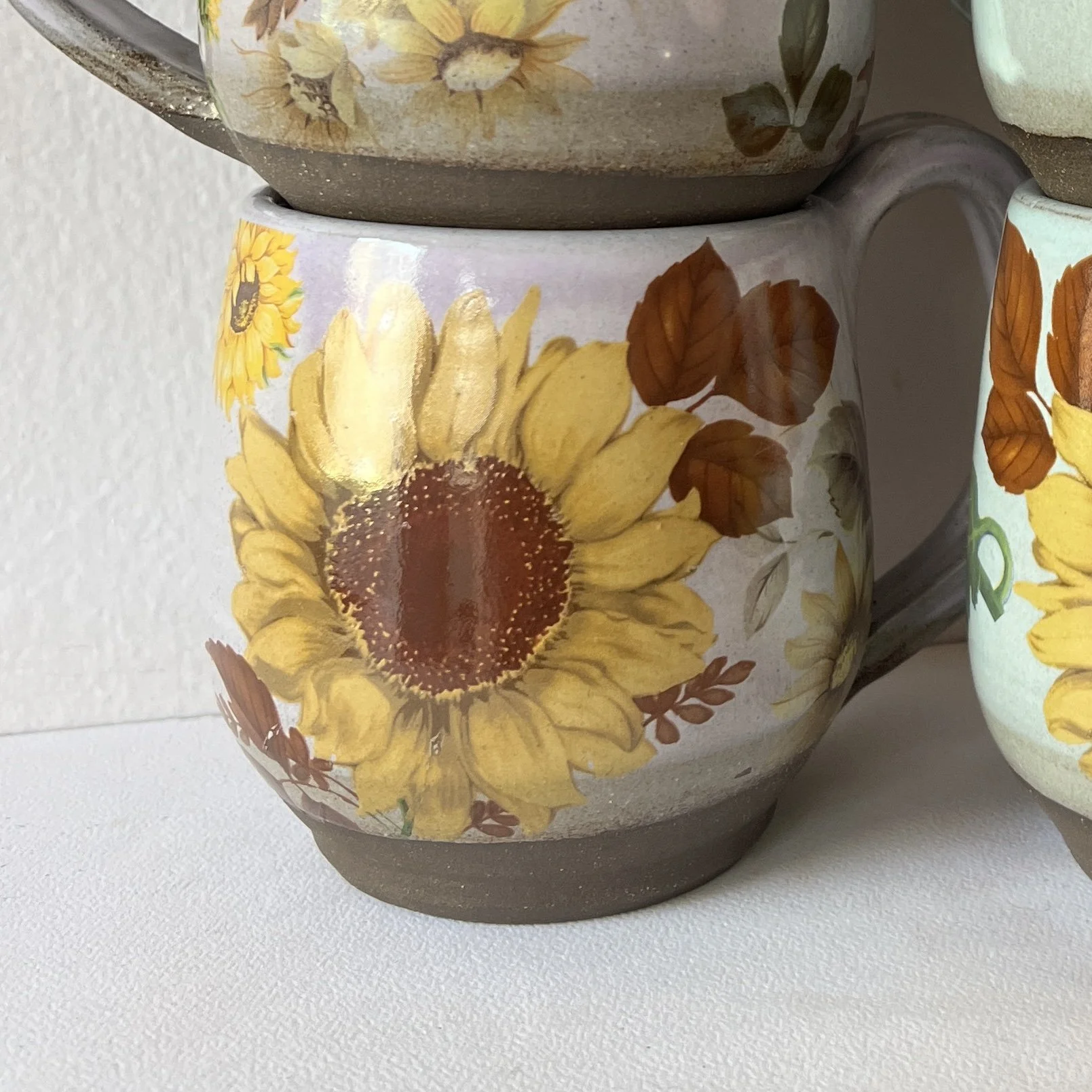 Lavender Sunflower Mug For Ian