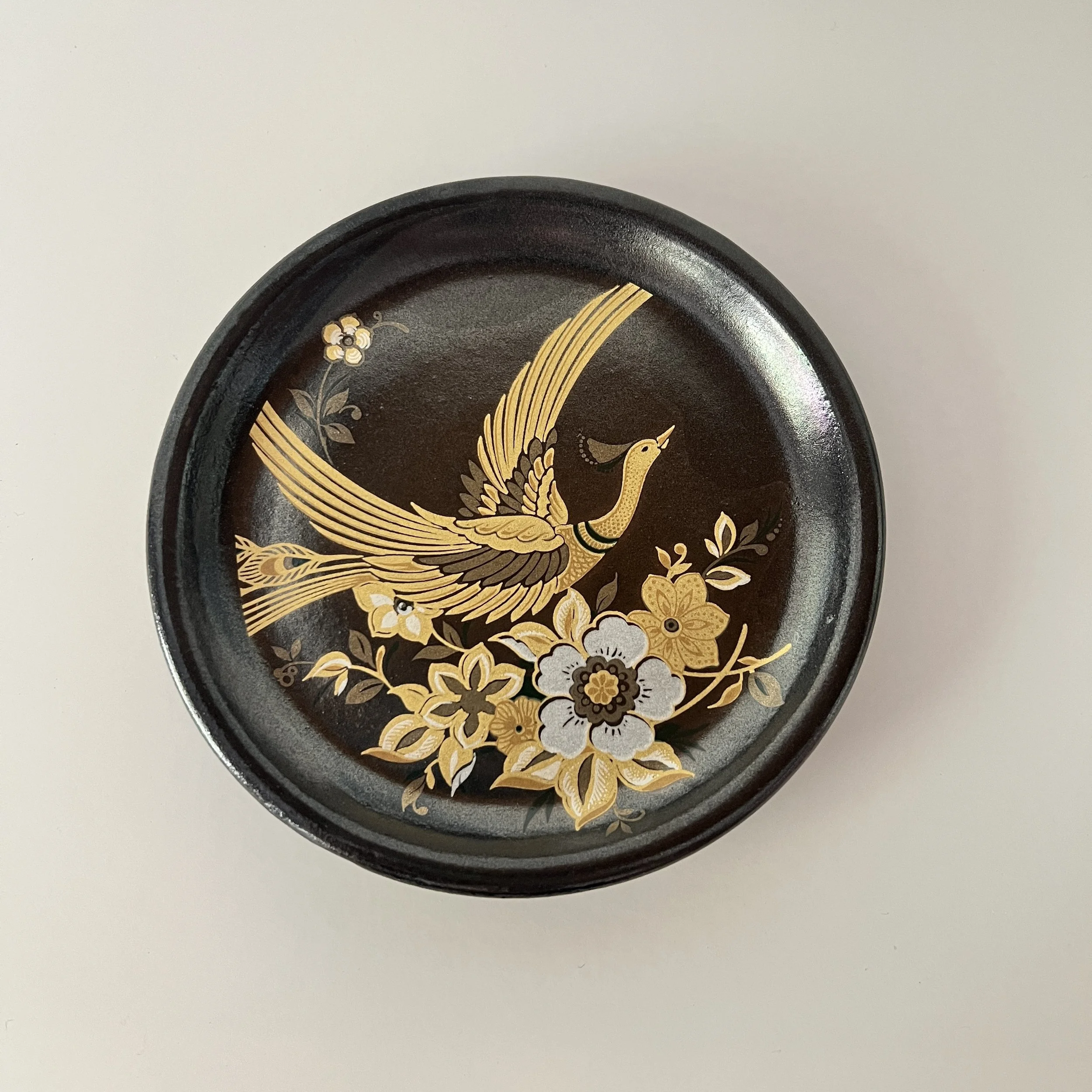 Golden Peacock Coaster