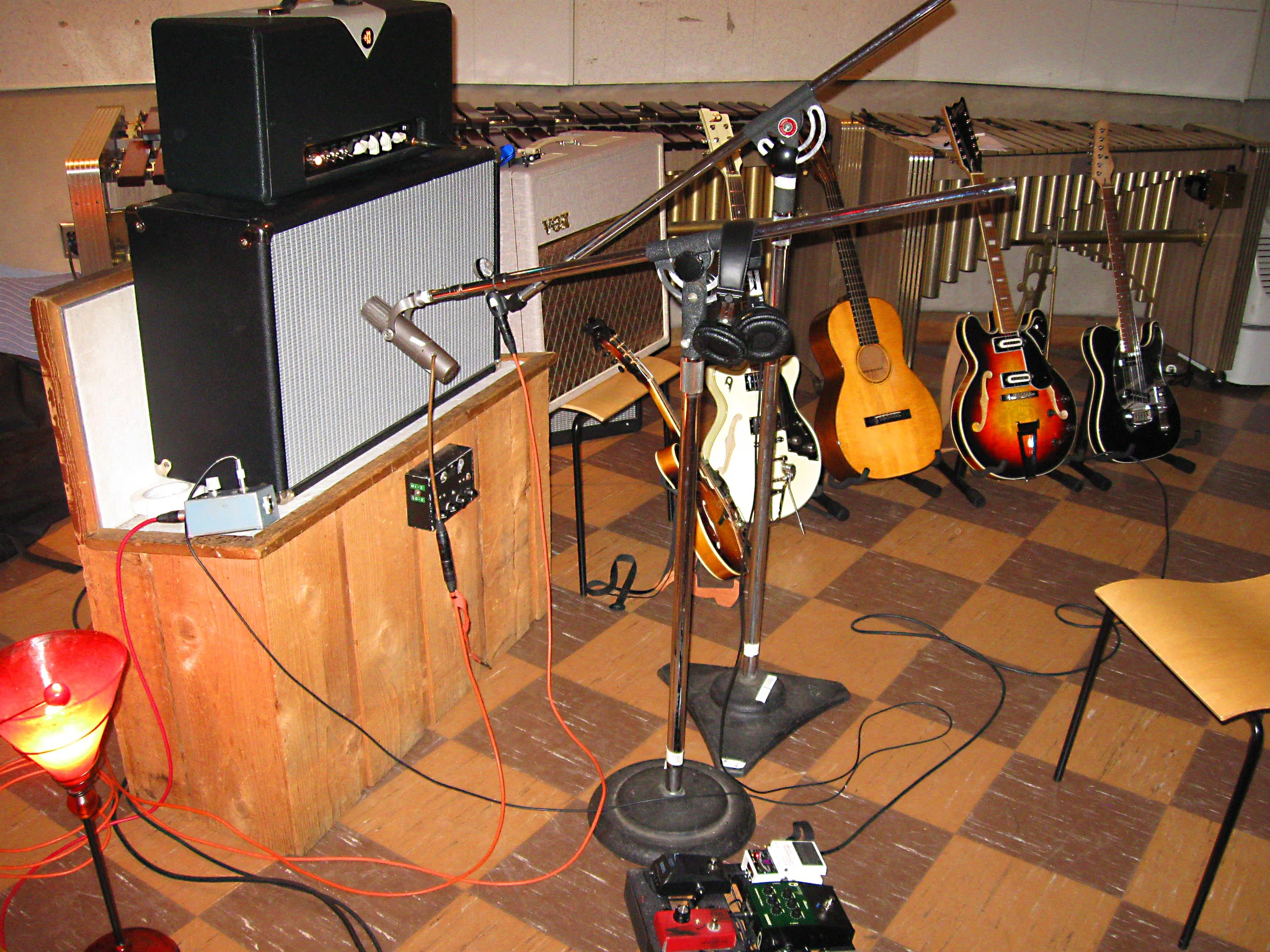 Ben's guitar quiver