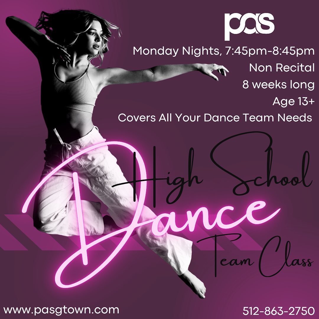 High School Dance Team — Performing Arts Studio