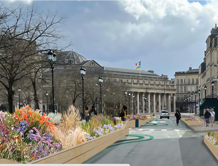 AMENAGEMENTS TRANSITOIRES DES ALLES DE TOURNY… EN ATTENDANT LE PROJET DEFINITIF