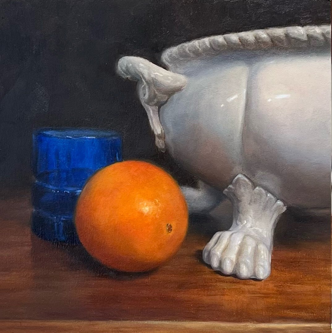 Still Life with Claw Foot Bowl