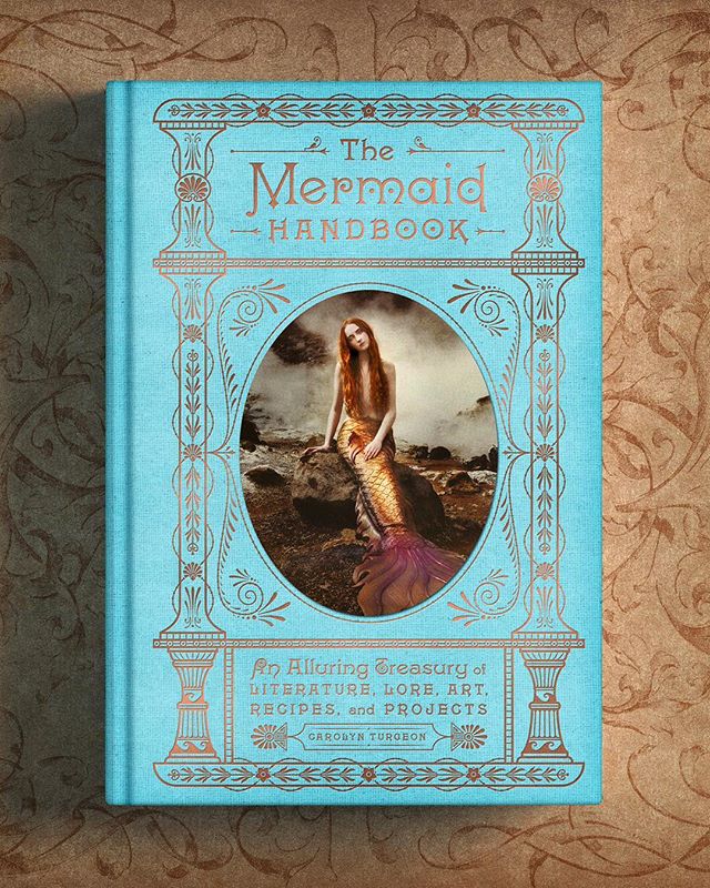 I&rsquo;m thrilled to share #TheMermaidHandbook I designed for @harperbooks. It&rsquo;s a lavishly illustrated and intricately designed lifestyle compendium packed with lore, legends, facts, illustrations, and numerous step-by-step projects and recip