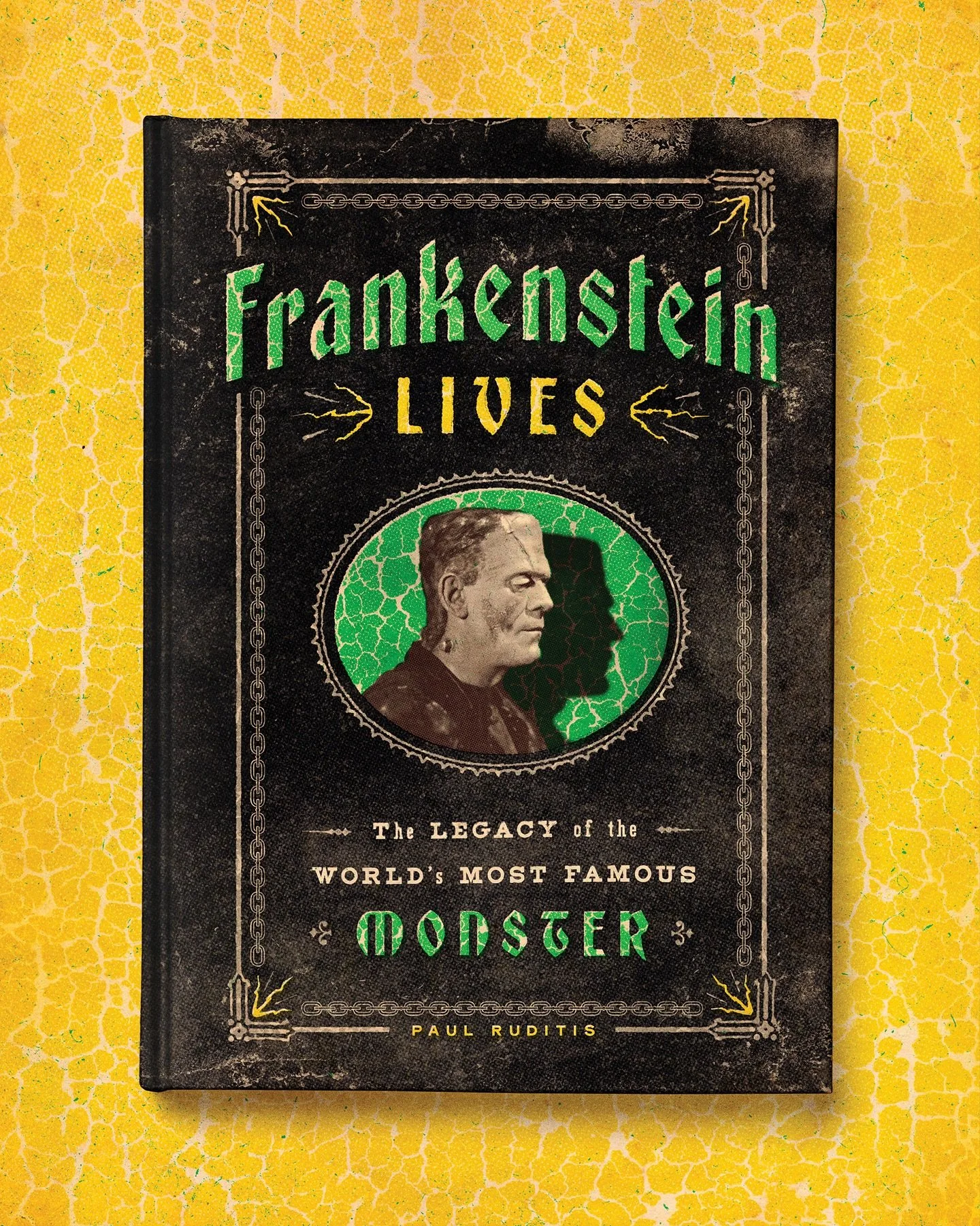 In anticipation of the release of Guillermo del Toro’s new FRANKENSTEIN film, I was hired by Quarto Books (@quartobooksus) to design the cover of “FRANKENSTEIN LIVES: The Legacy of the World’s Most Famous Monster” by Paul Rudi