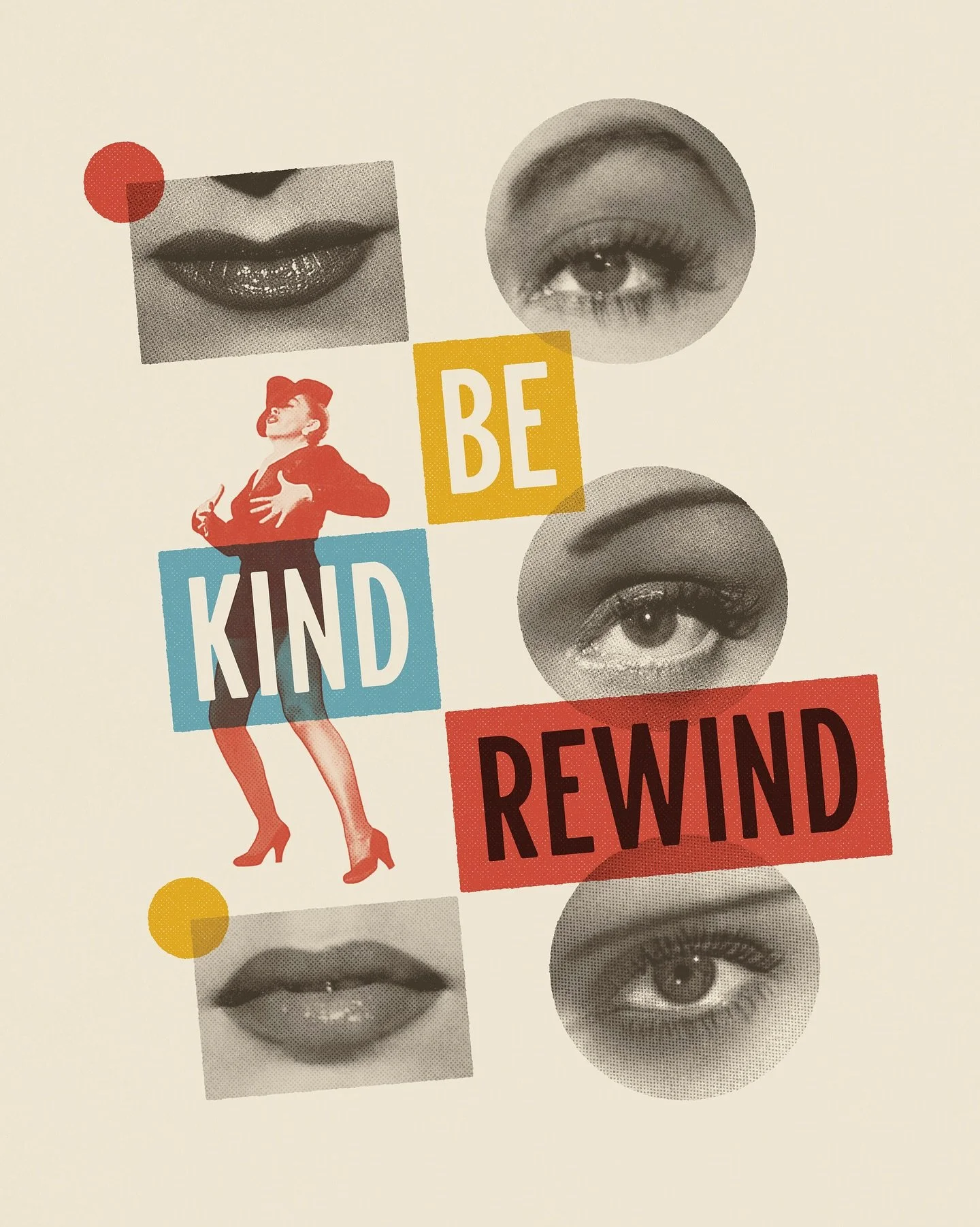 I loved designing a vintage-inspired t-shirt for the incredible “Be Kind Rewind” (@bk_rewind) YouTube channel and it’s available for purchase now! 
I had to include Judy Garland, of course, but do you have any guesses who the other