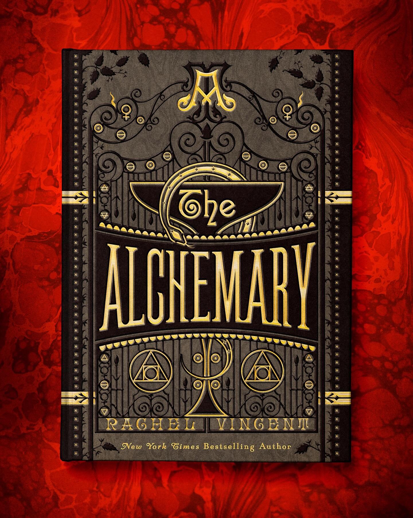 I&rsquo;m catching up on cover reveals and realized this dark academia romantasy cover for @rachelkvincent&rsquo;s &ldquo;The Alchemary&rdquo; was recently announced and hits shelves in April 2026 courtesy of @hyperionavebooks!

I&rsquo;ve always wan