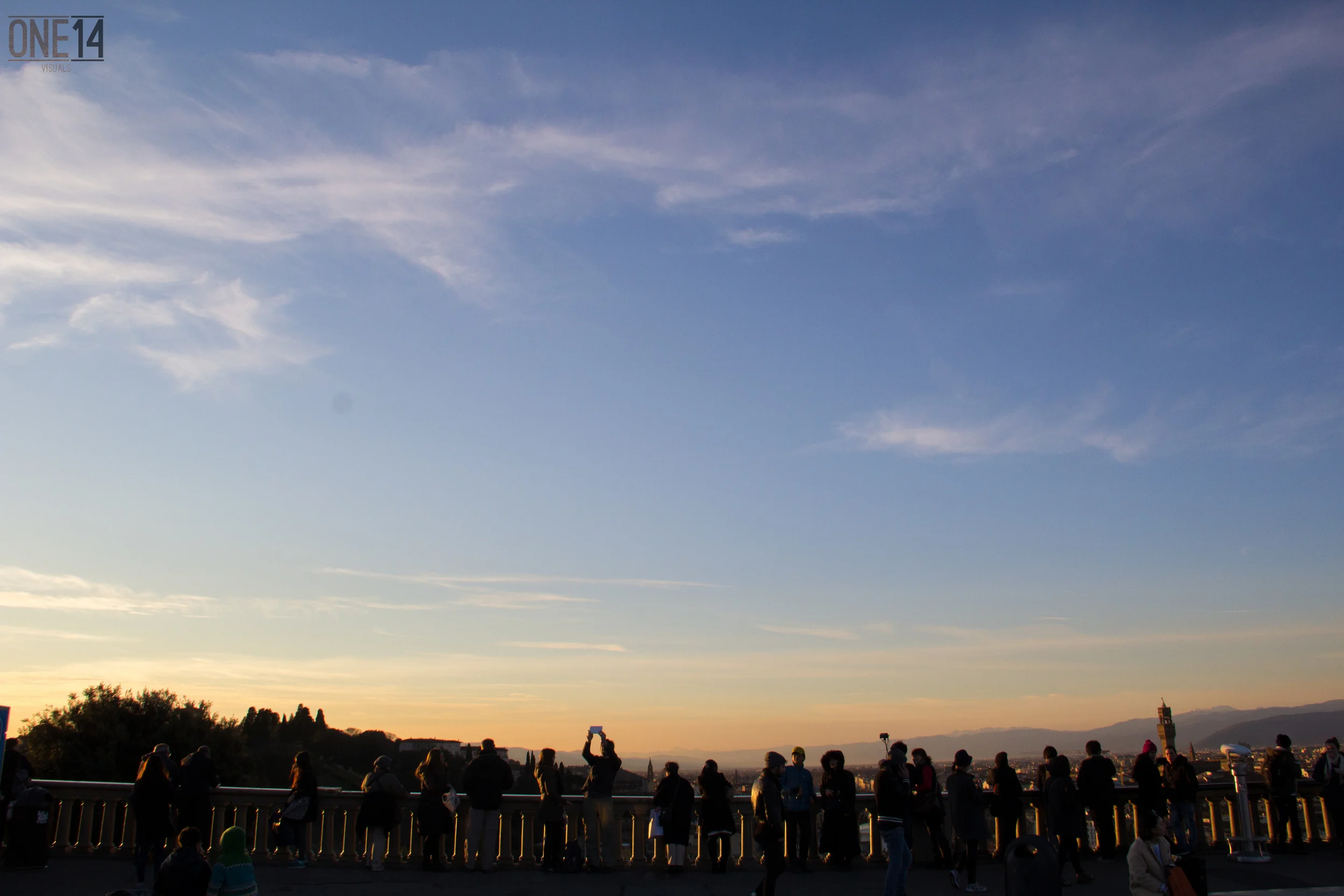 Photo opp above florence