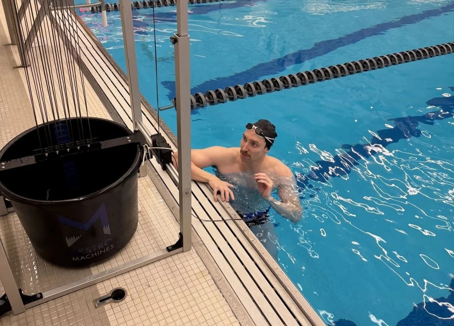 Destro Swim Tower at john jay college swimming pool