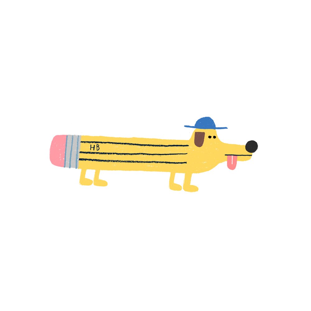 Rob Hodgson Pencil Dog