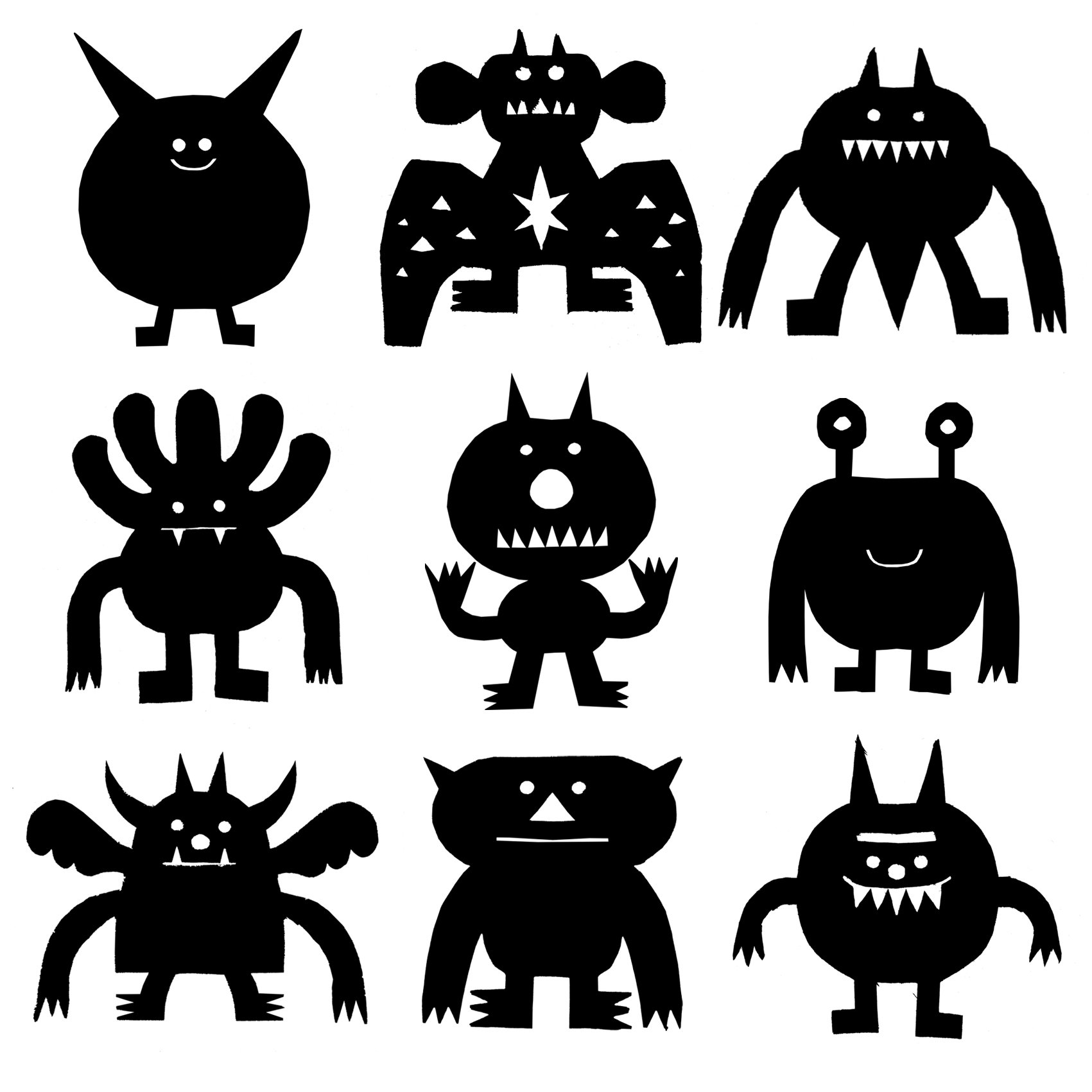rob hodgson silhouette monsters 03.jpg