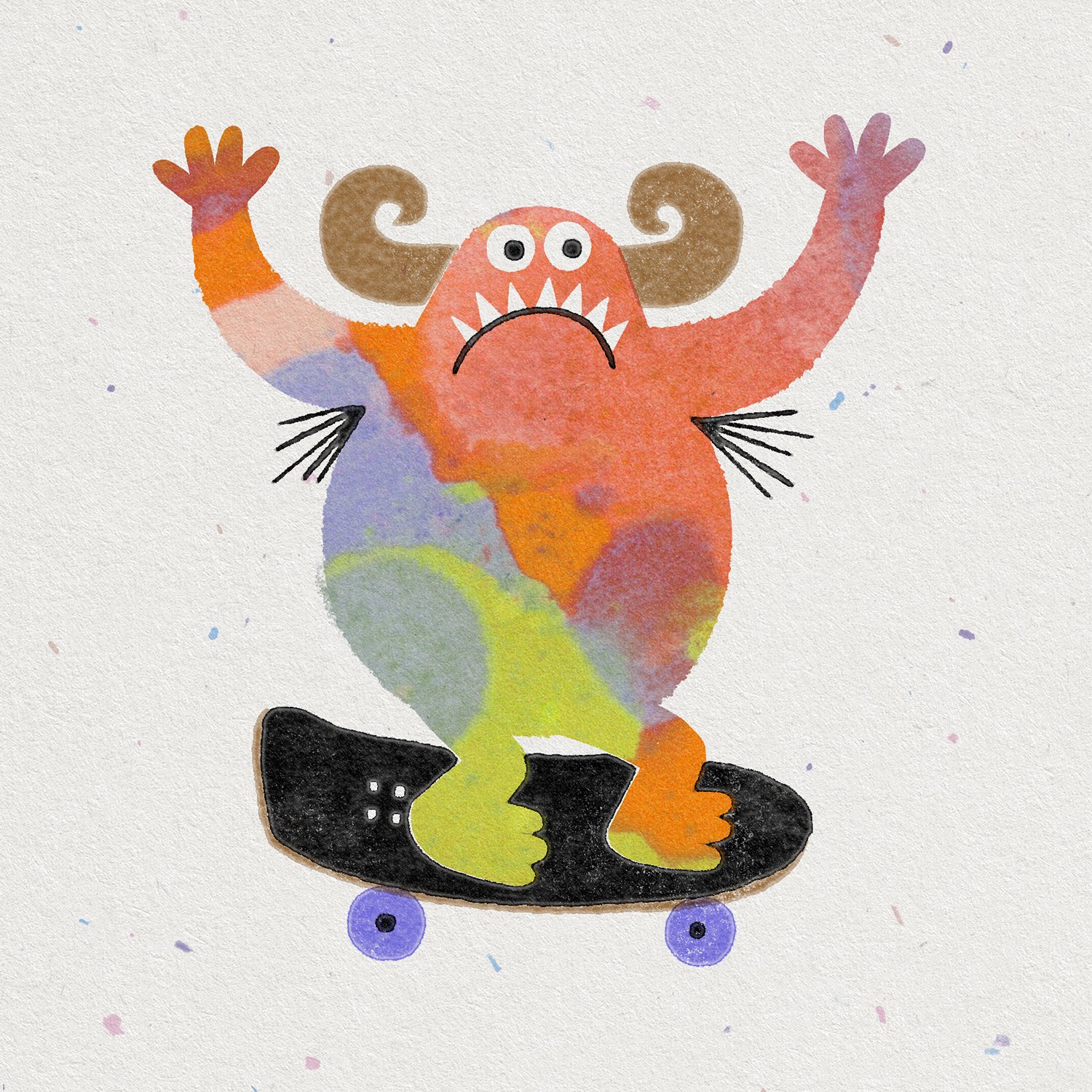 Rob Hodgson Monster skateboard