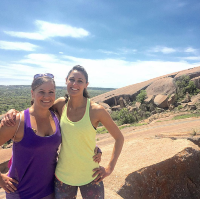 Cancer free, living healthy, hiking with my amazing sister in Texas