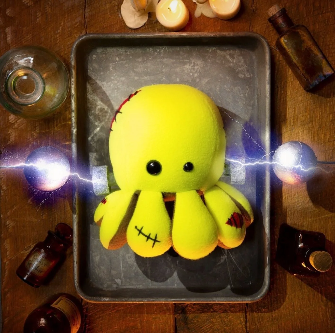 ⚡ Frankenpus is gearing up for @hauntedhappeningsmarket in Salem, MA next week for his favorite Holiday!🎃👻🦇

This fan-favorite octopal is ready to bring the spooky-cute vibes to the biggest Halloween party of the year&hellip;for 5 weekends straigh