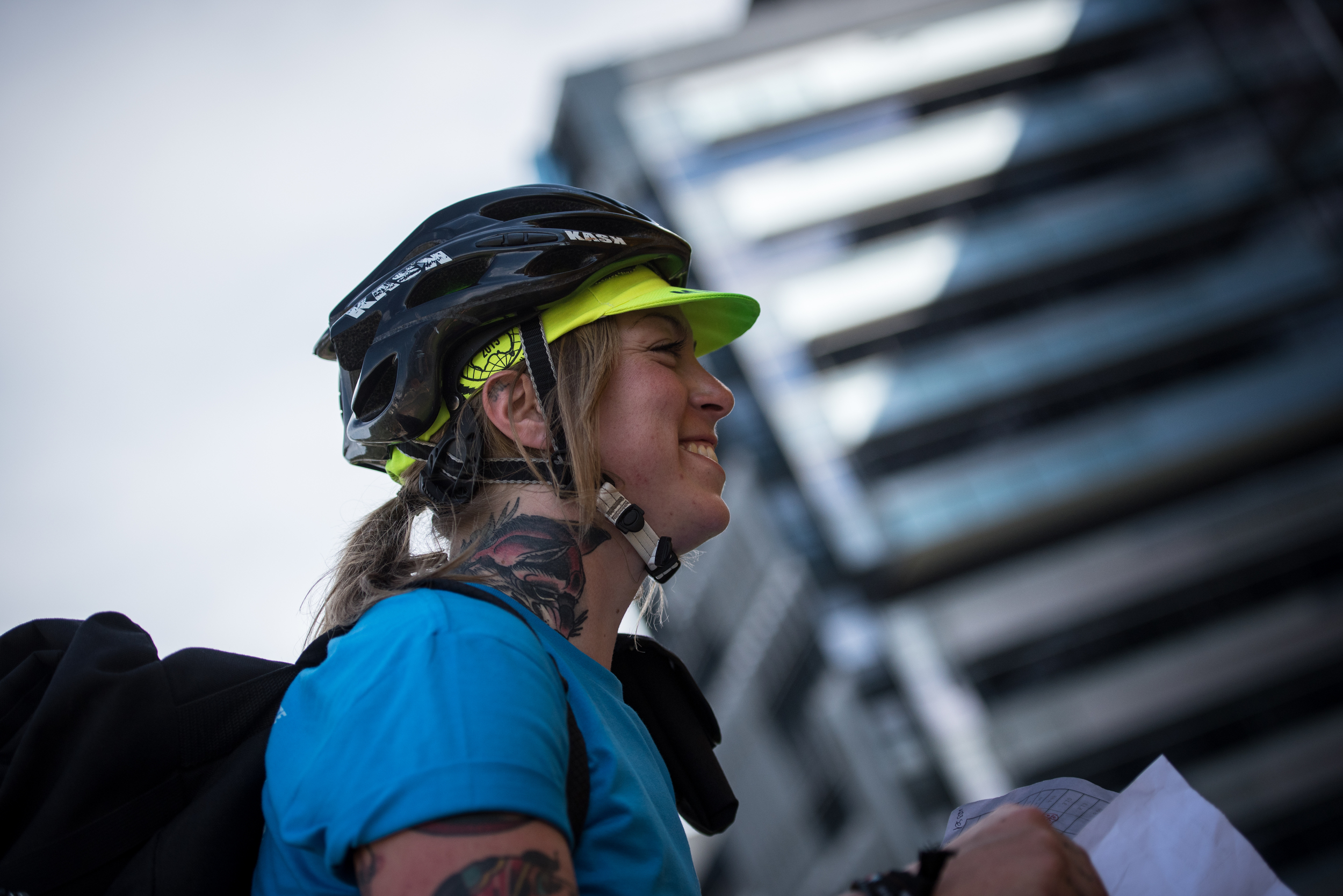 Cyclist unknown, photo by Chris Dilts