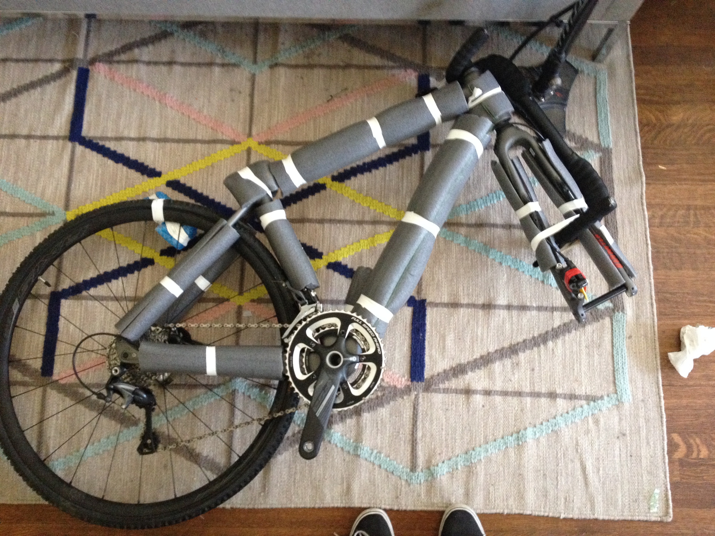 There's a bike in there somewhere