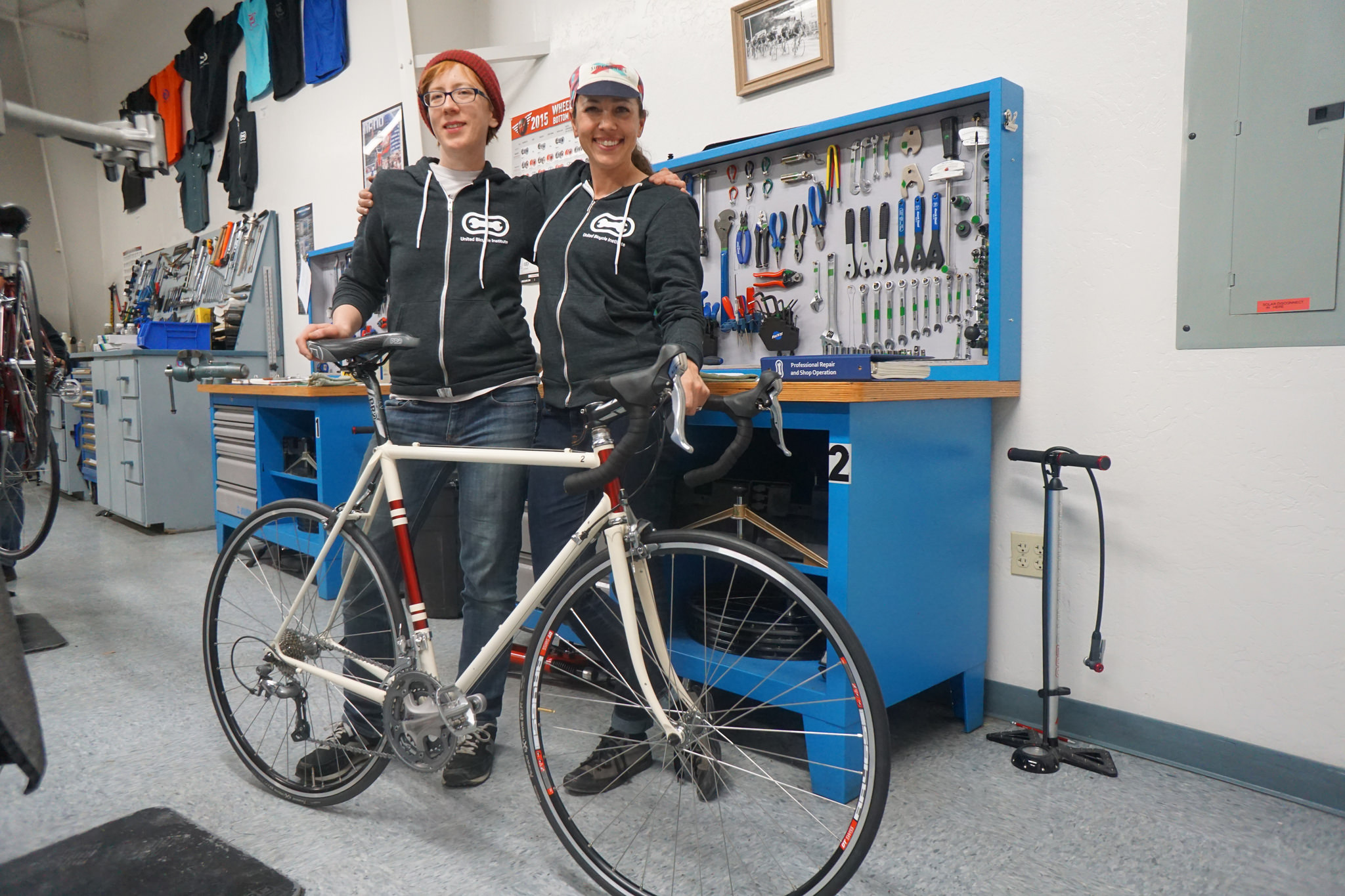 Amanda Resch of Legend Bicycles and Nicole Davison of Veloville USA
