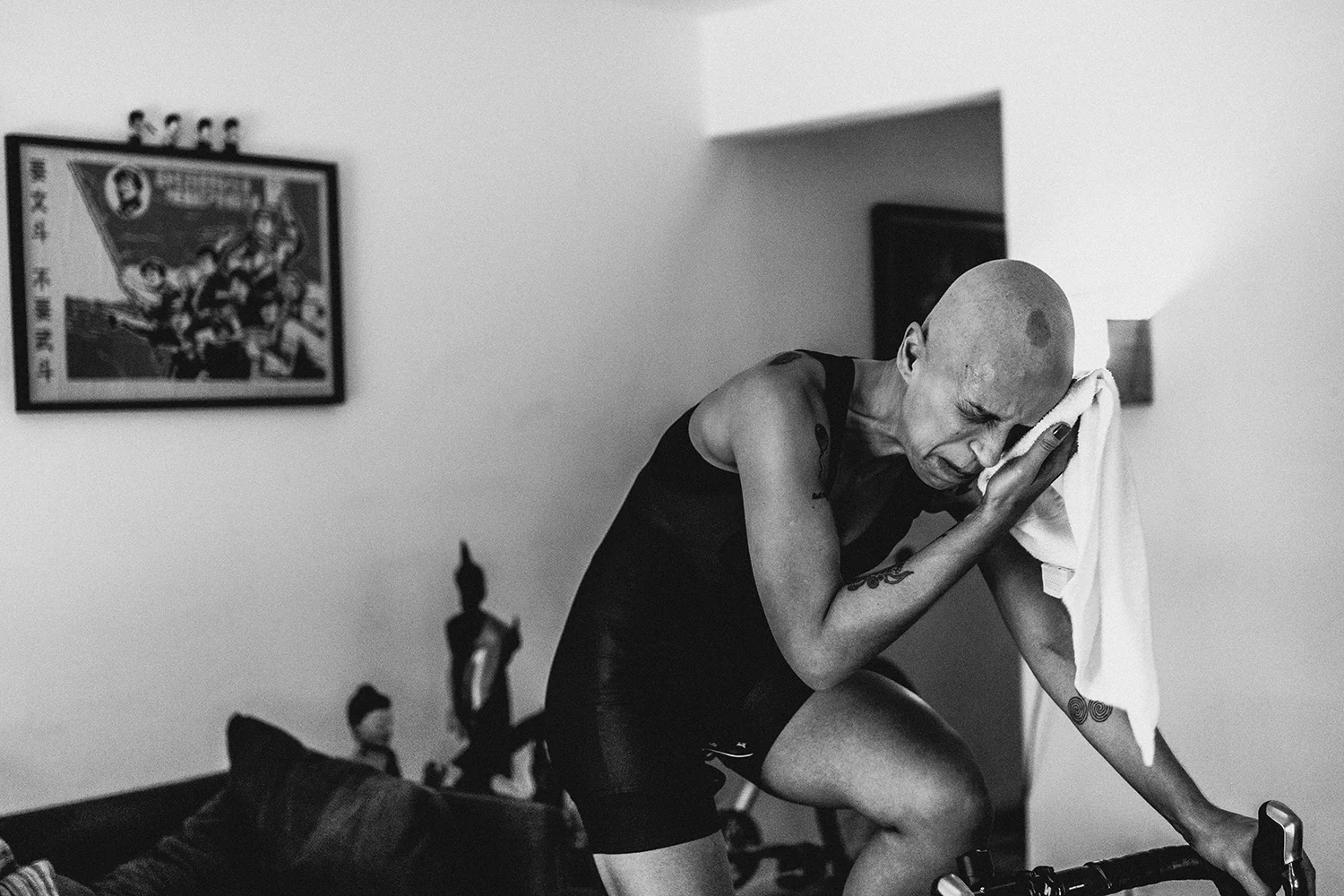 When it was too cold, or when I felt too weak, I used my trainer while watching Giro, Vuelta or Tour stages on YouTube. Good way to sweat all the drugs.