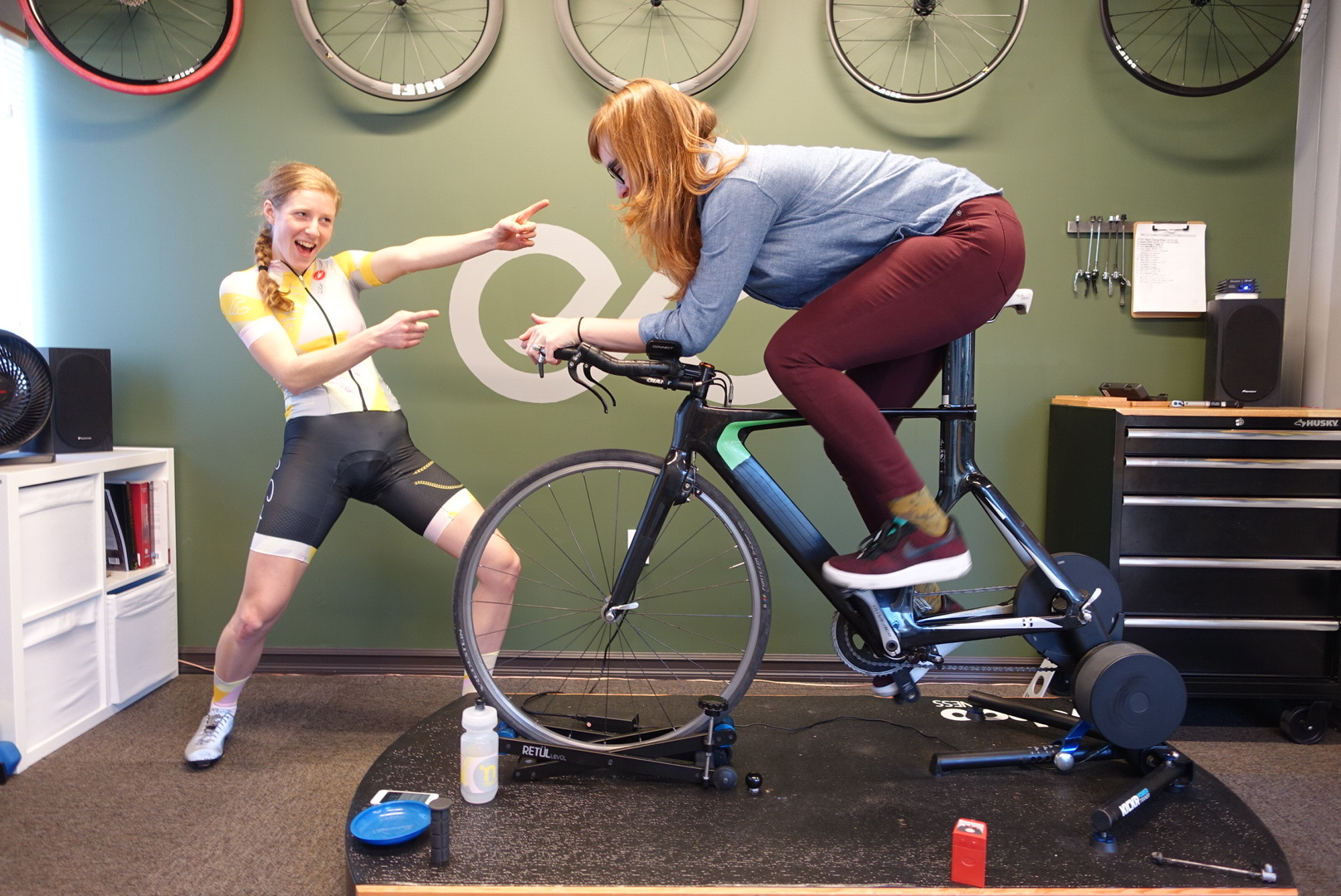 Brenna Wrye-Simpson of LA Sweat and Annalisa Fish of Endurance PDX