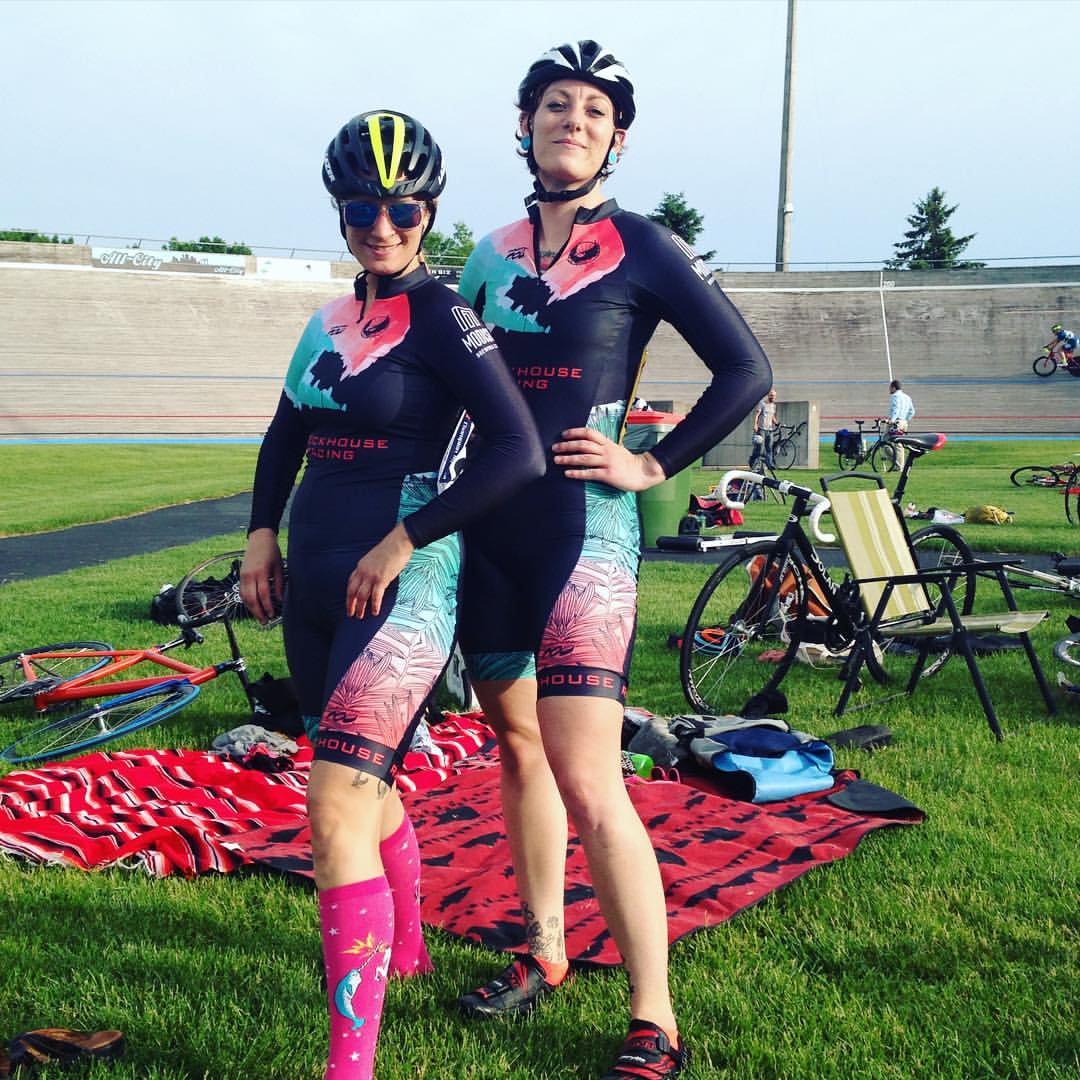 Lilah & Steph. From Wreckhouse Racing's Facebook page