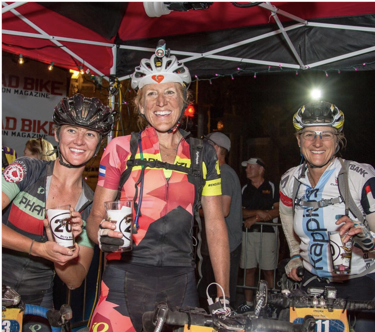 Finishers at the 2017 race. Photo by Linda Guerrette, Source: @DirtyKanza Instagram.