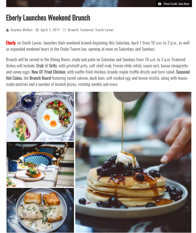 Published by Austin Food Magazine