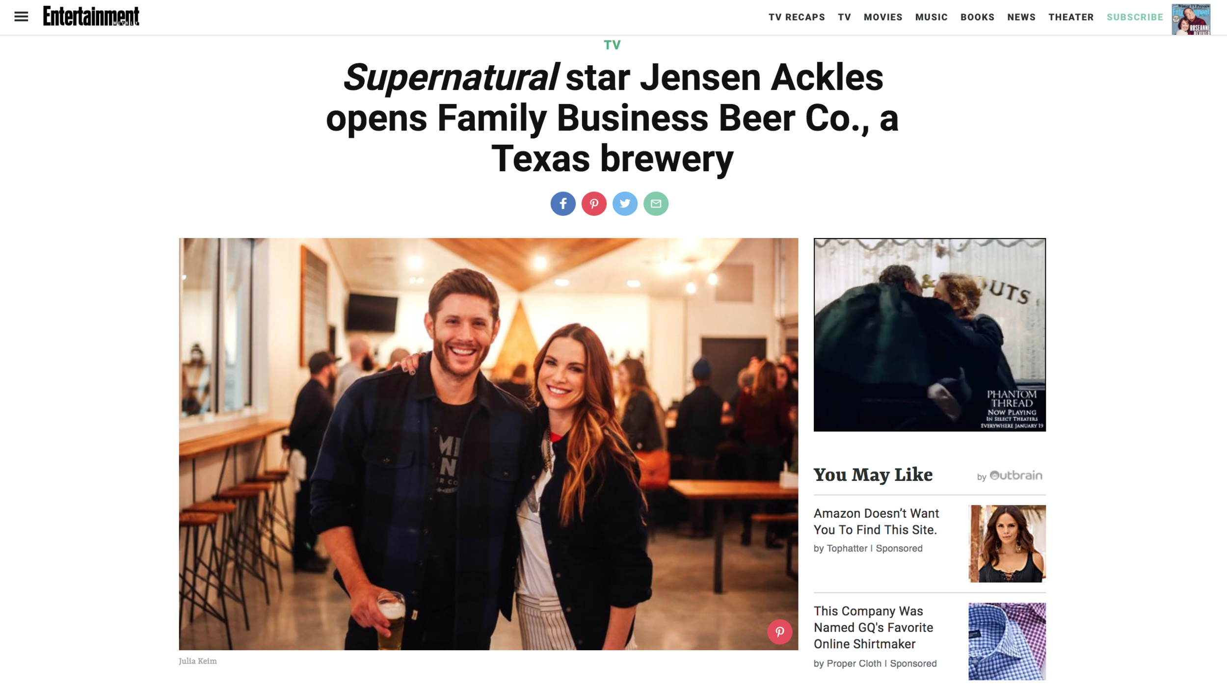 Published by Entertainment Weekly