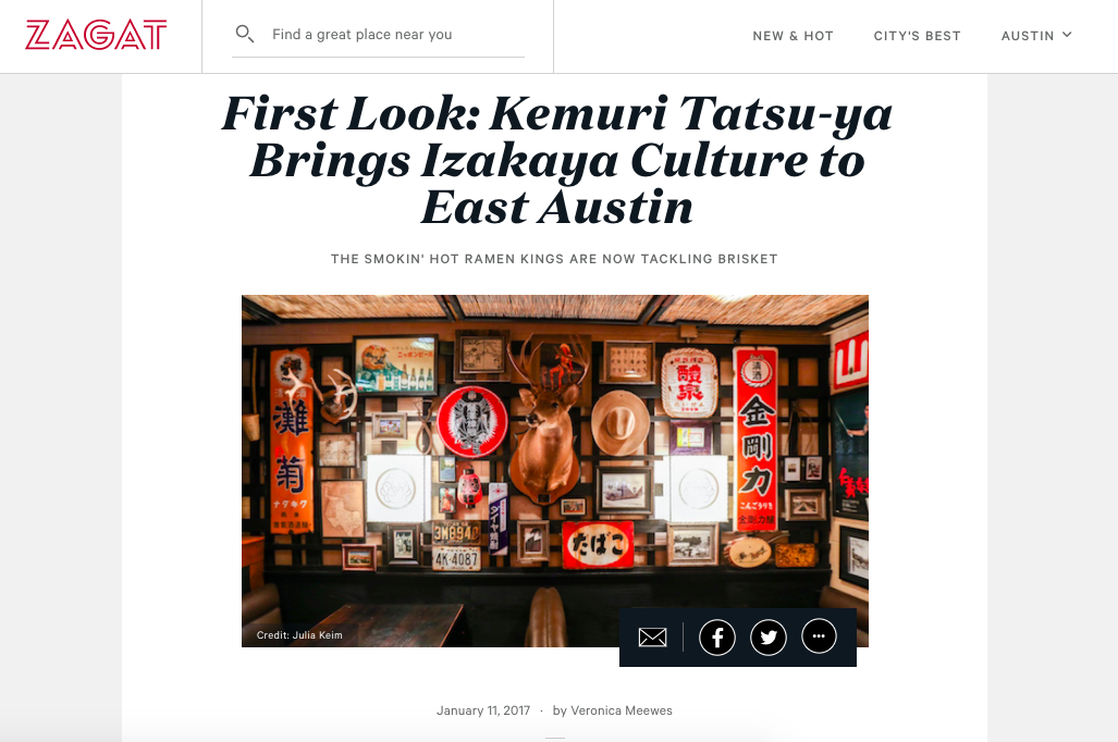 Published by Zagat