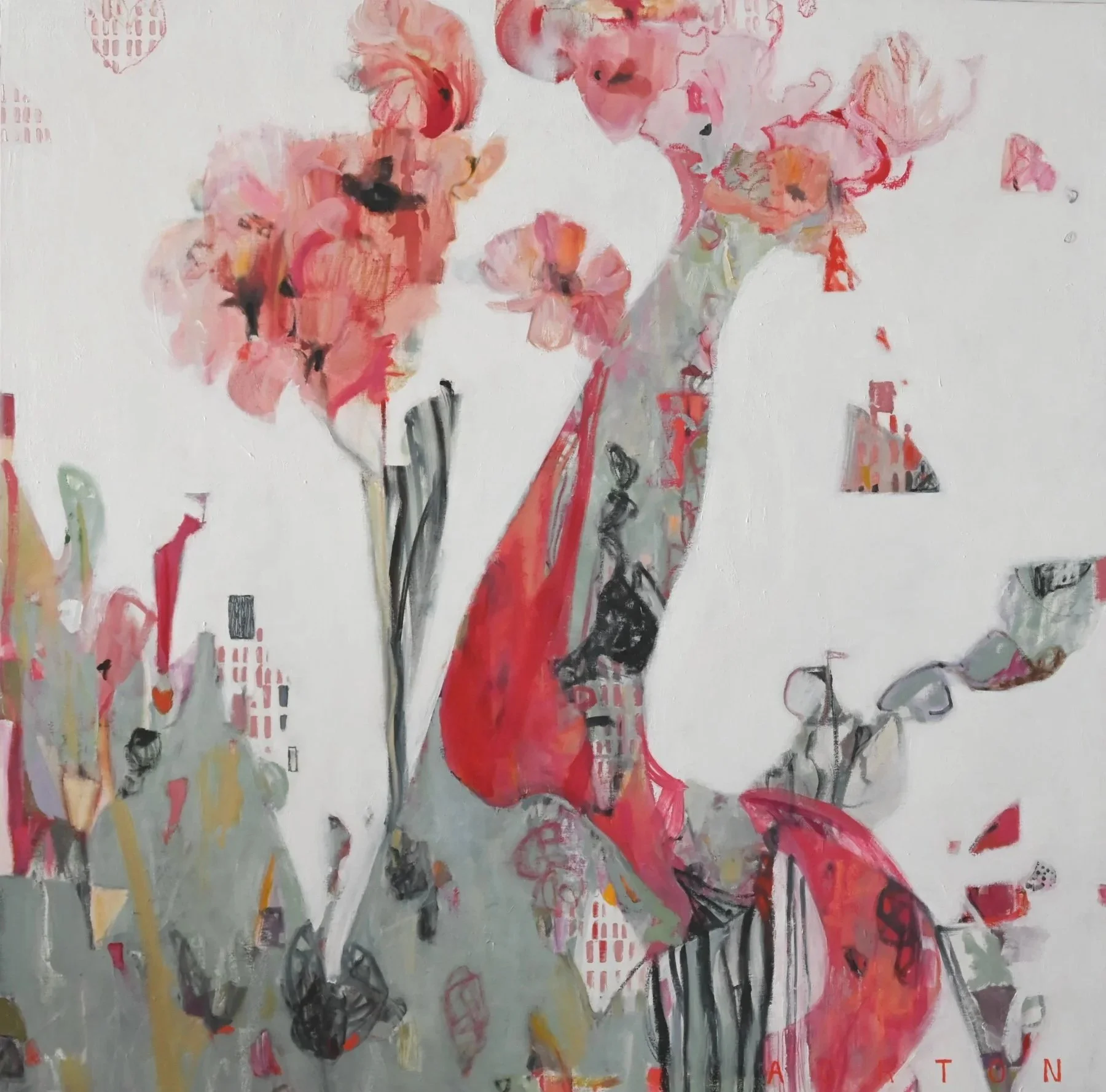 The Language of Love. Oil. 36x36. Sold.