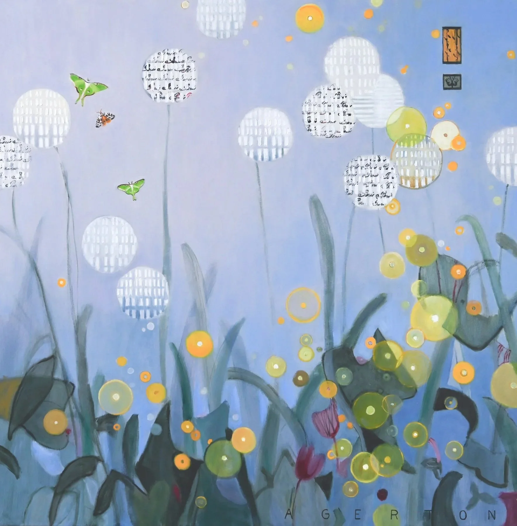 Garden of Enchantment. Oil. 40x40. Available.