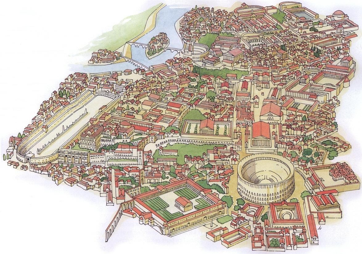 Ancient Rome, the chaotic but smart result of thousands of years of experimentation on how to build successful places.