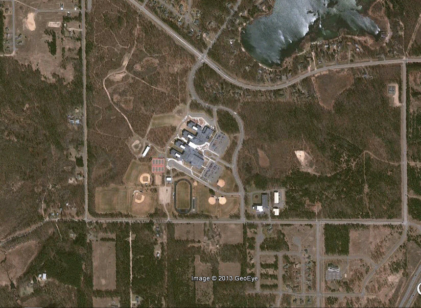 Forestview in Baxter, MN. Photo from Google Earth.