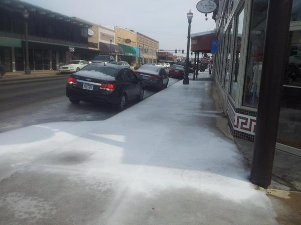 To clear the sidewalk or the travel lanes on our main street? It's a matter of priorities.